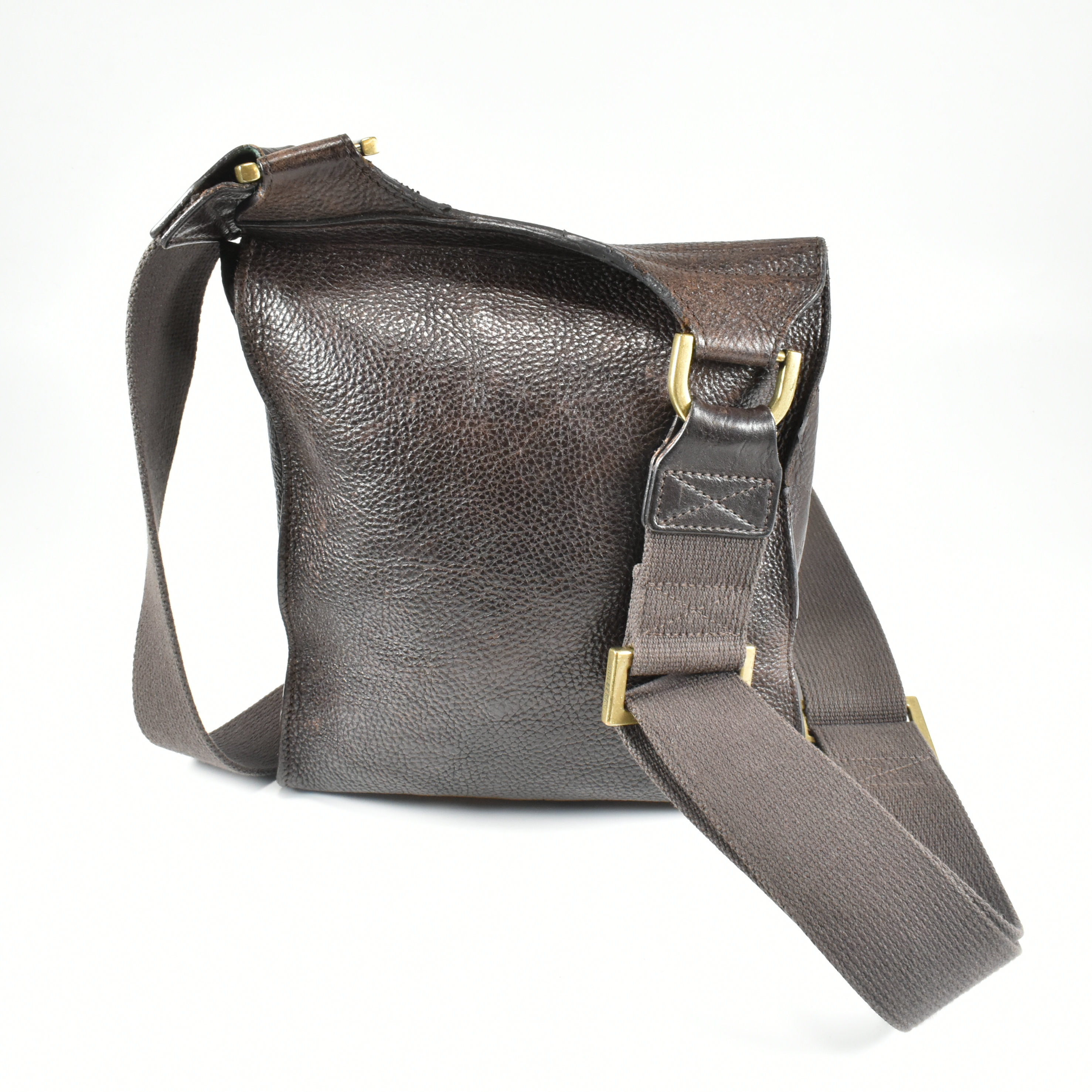 MULBERRY BROWN LEATHER ANTONY CROSSBODY BAG - Image 5 of 9