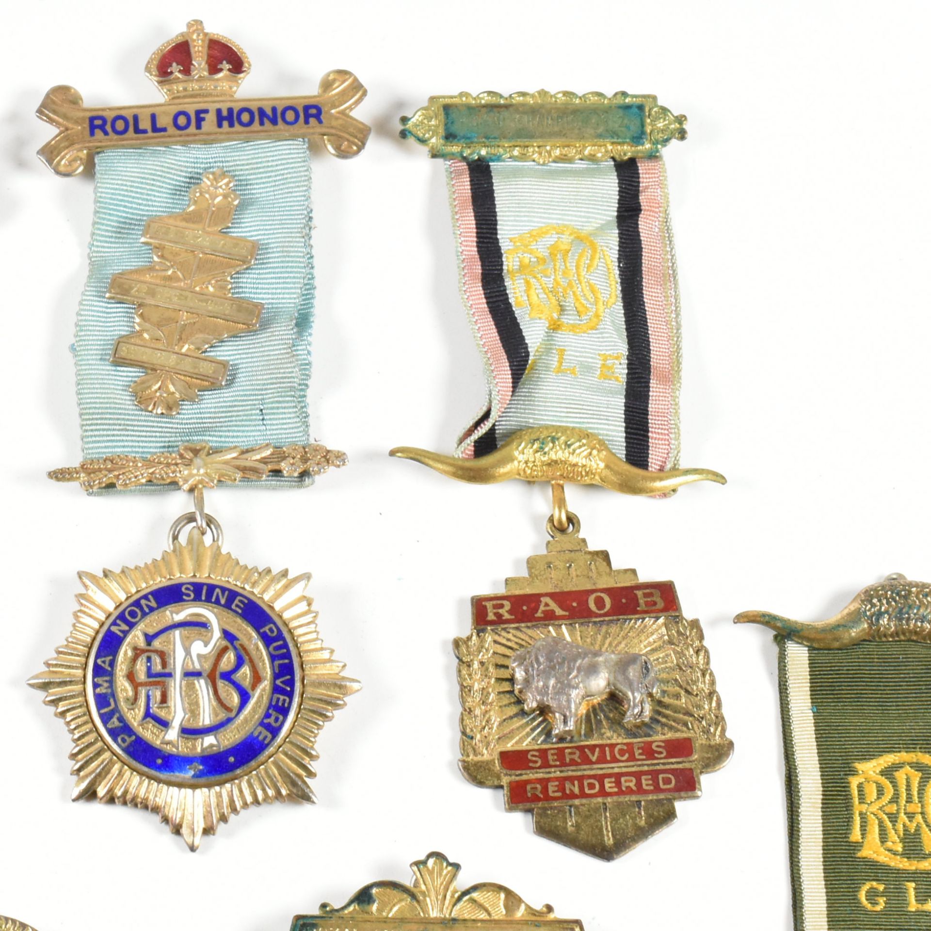 COLLECTION OF HALLMARKED & METAL MASONIC MEDALS - Image 6 of 12