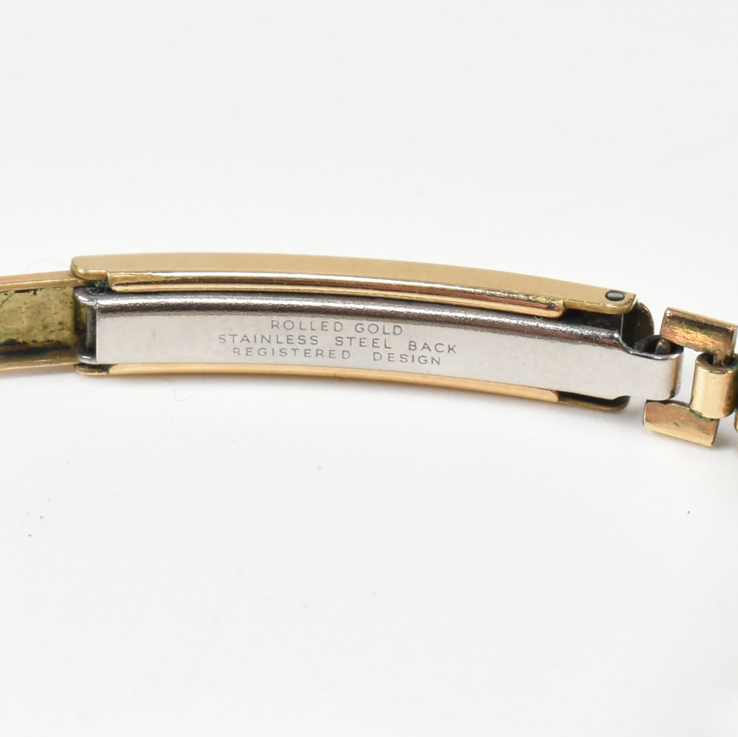 HALLMARKED 9CT GOLD AUDAX LADIES DRESS WATCH WITH ROLLED GOLD BRACELET - Image 5 of 7