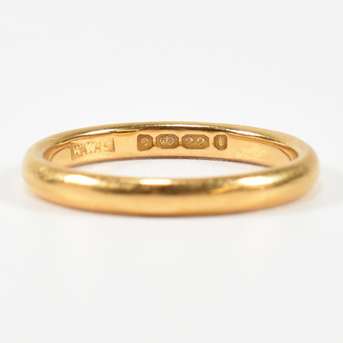 HALLMARKED 22CT GOLD BAND RING - Image 3 of 5