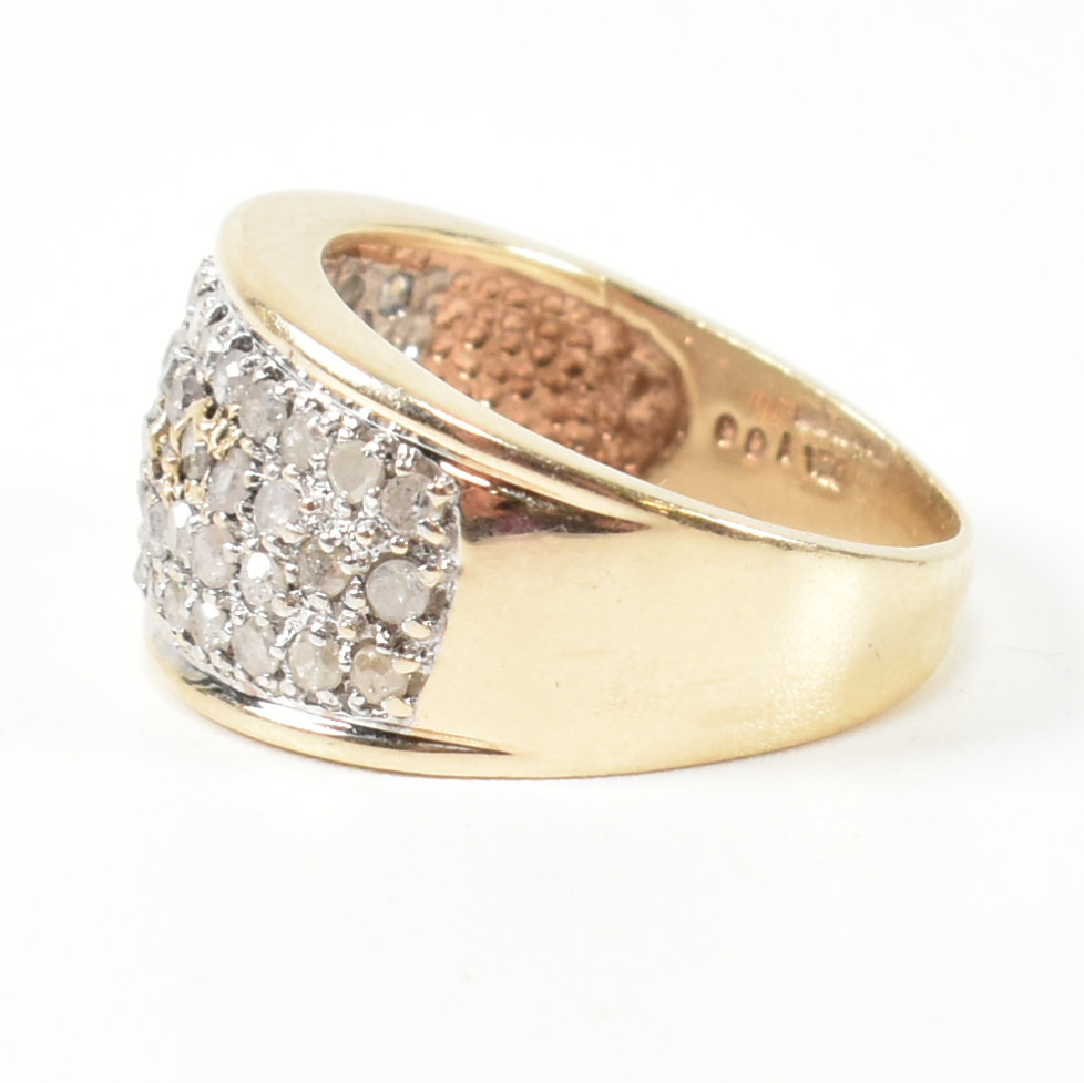 HALLMARKED 9CT GOLD & DIAMOND RING - Image 3 of 8