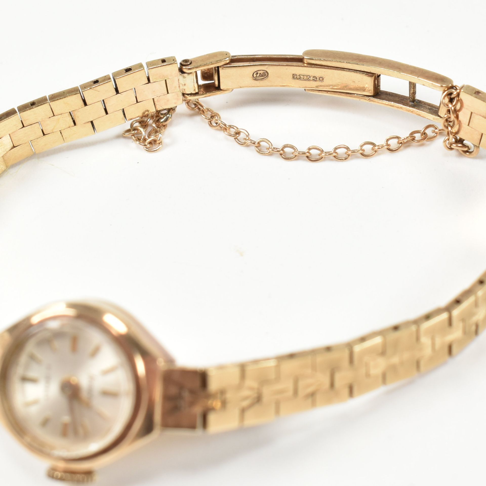 9CT GOLD HALLMARKED ACCURIST LADIES DRESS WATCH - Image 3 of 5