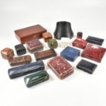 COLLECTION OF VINTAGE JEWELLERY BOXES