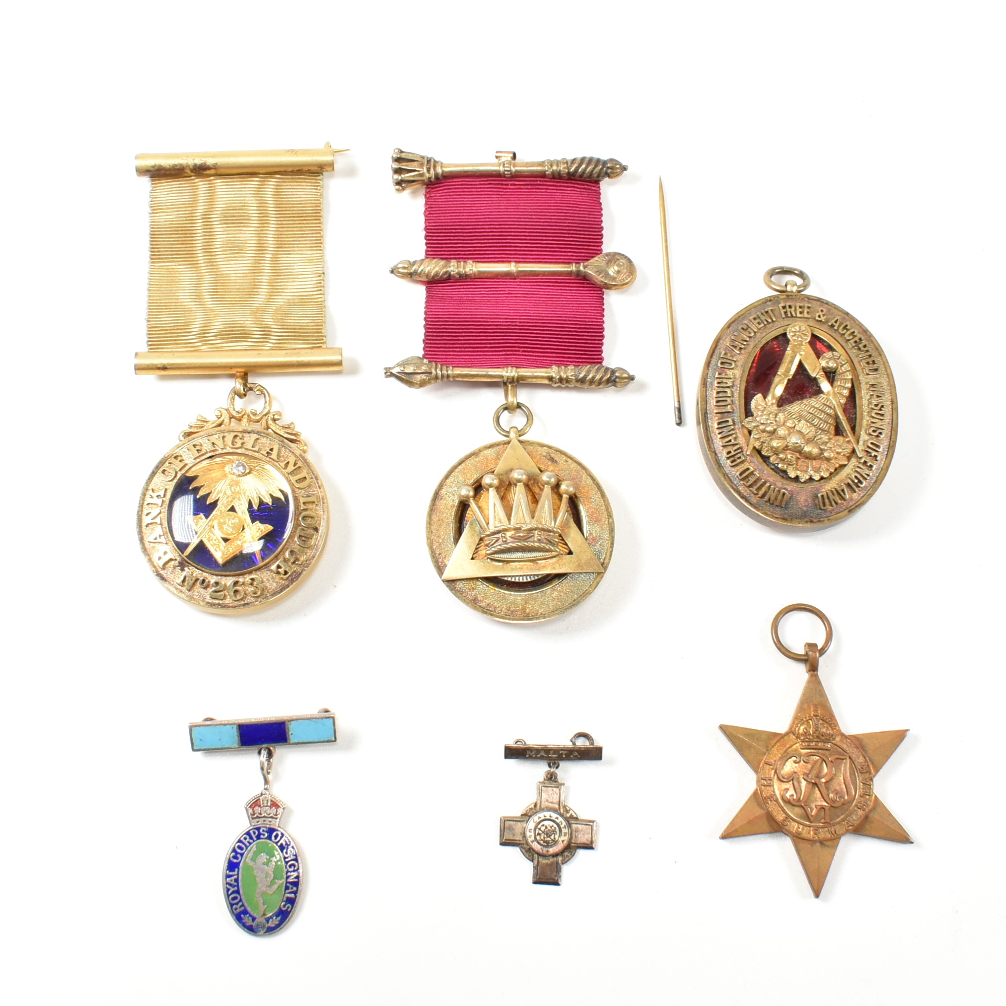 COLLECTION OF EARLY 20TH CENTURY MASONIC MEDALS