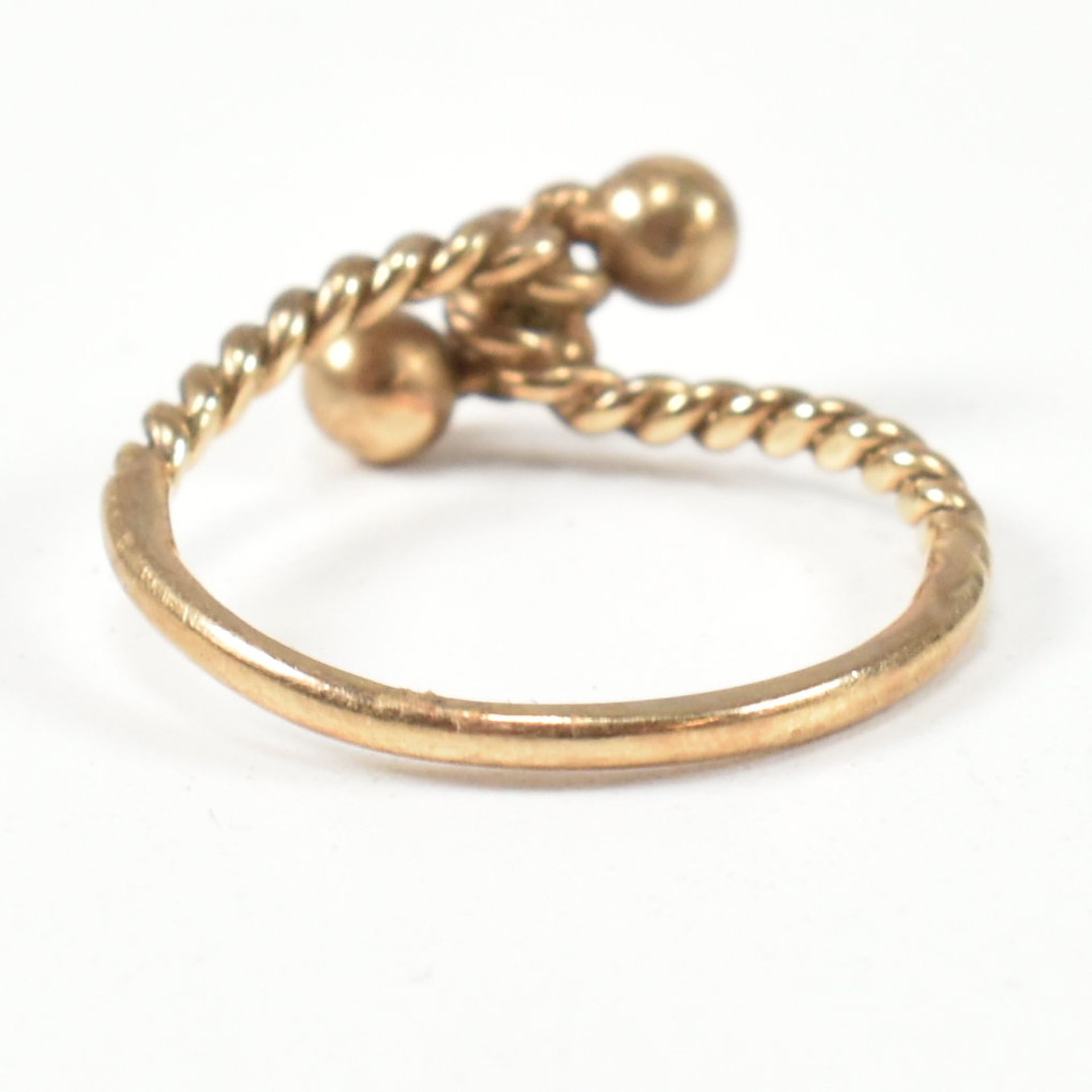 HALLMARKED 9CT GOLD ROPE TWIST RING - Image 5 of 8