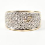 HALLMARKED 9CT GOLD & DIAMOND RING