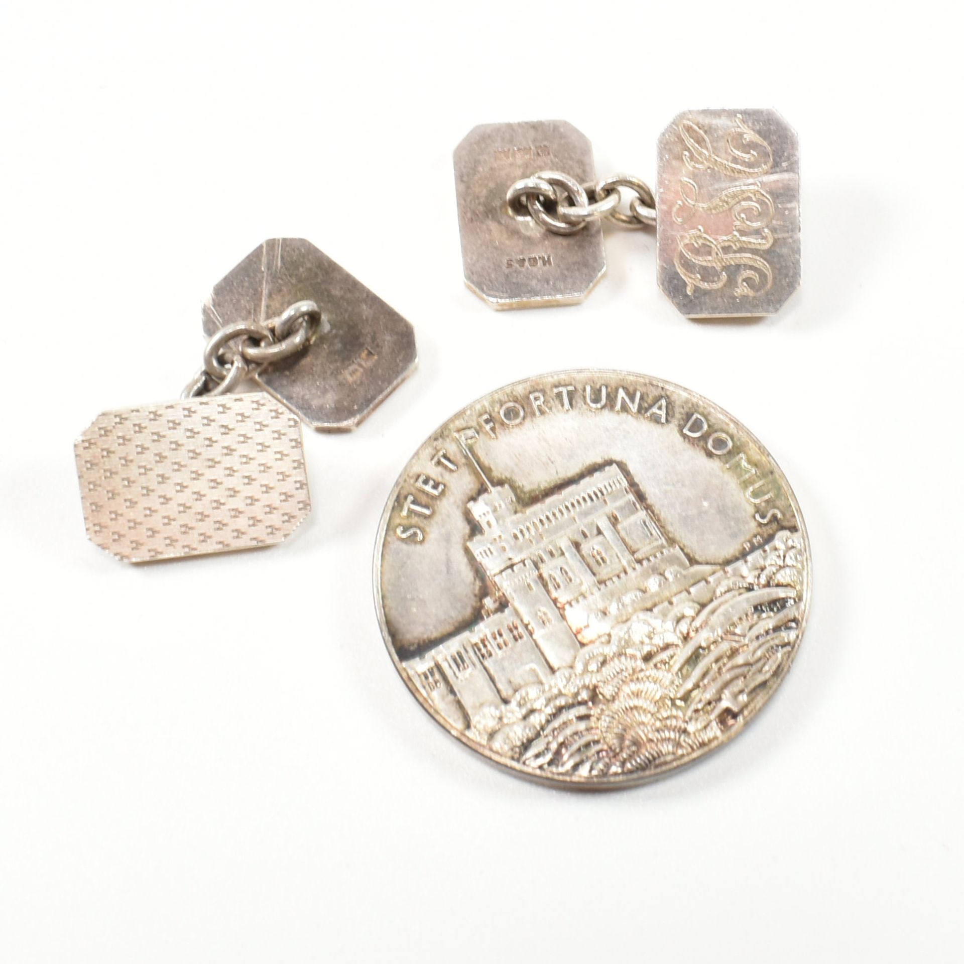 COLLECTION OF SILVER & GEM SET JEWELLERY & COINS - Image 5 of 5