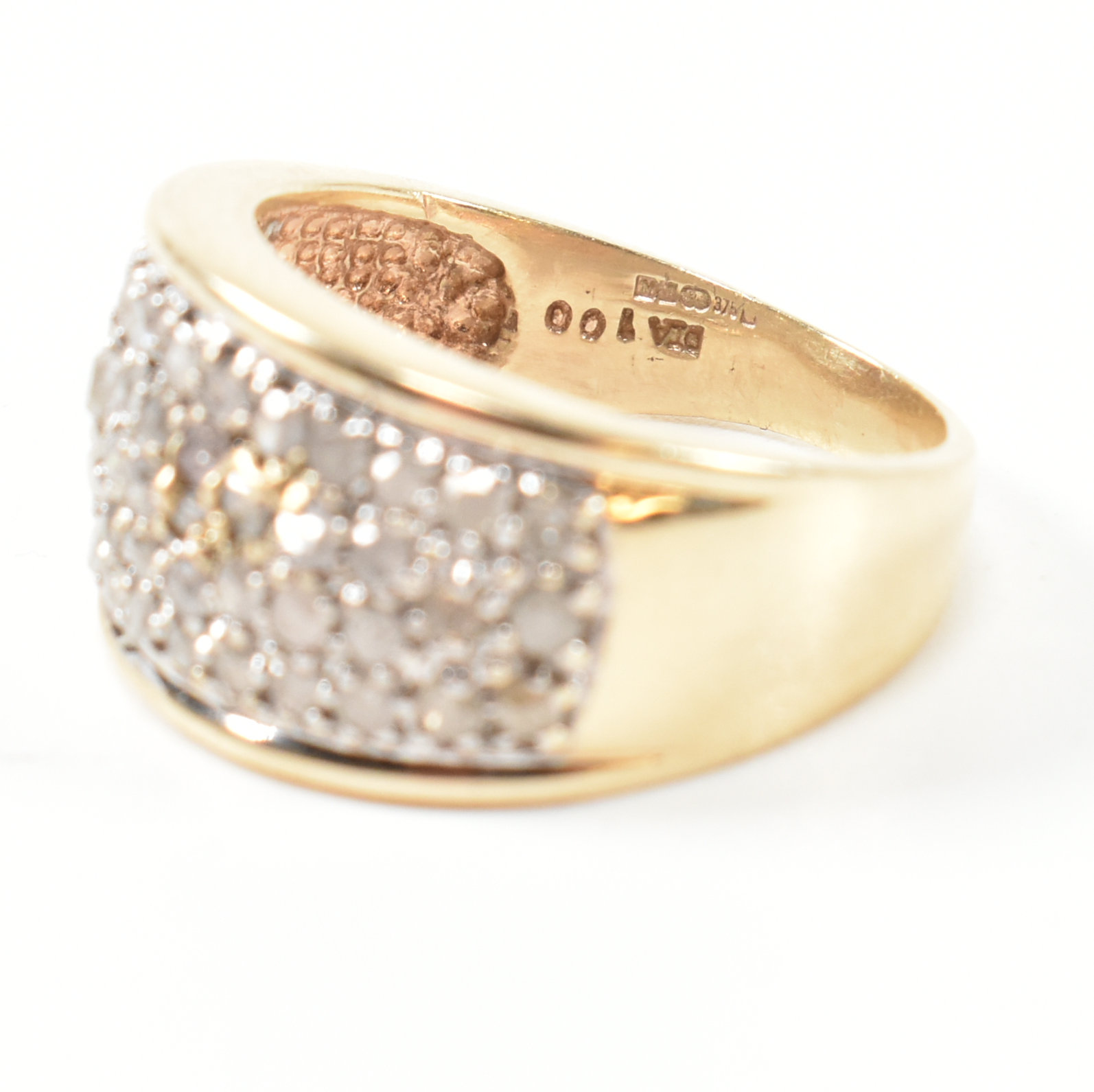 HALLMARKED 9CT GOLD & DIAMOND RING - Image 6 of 8