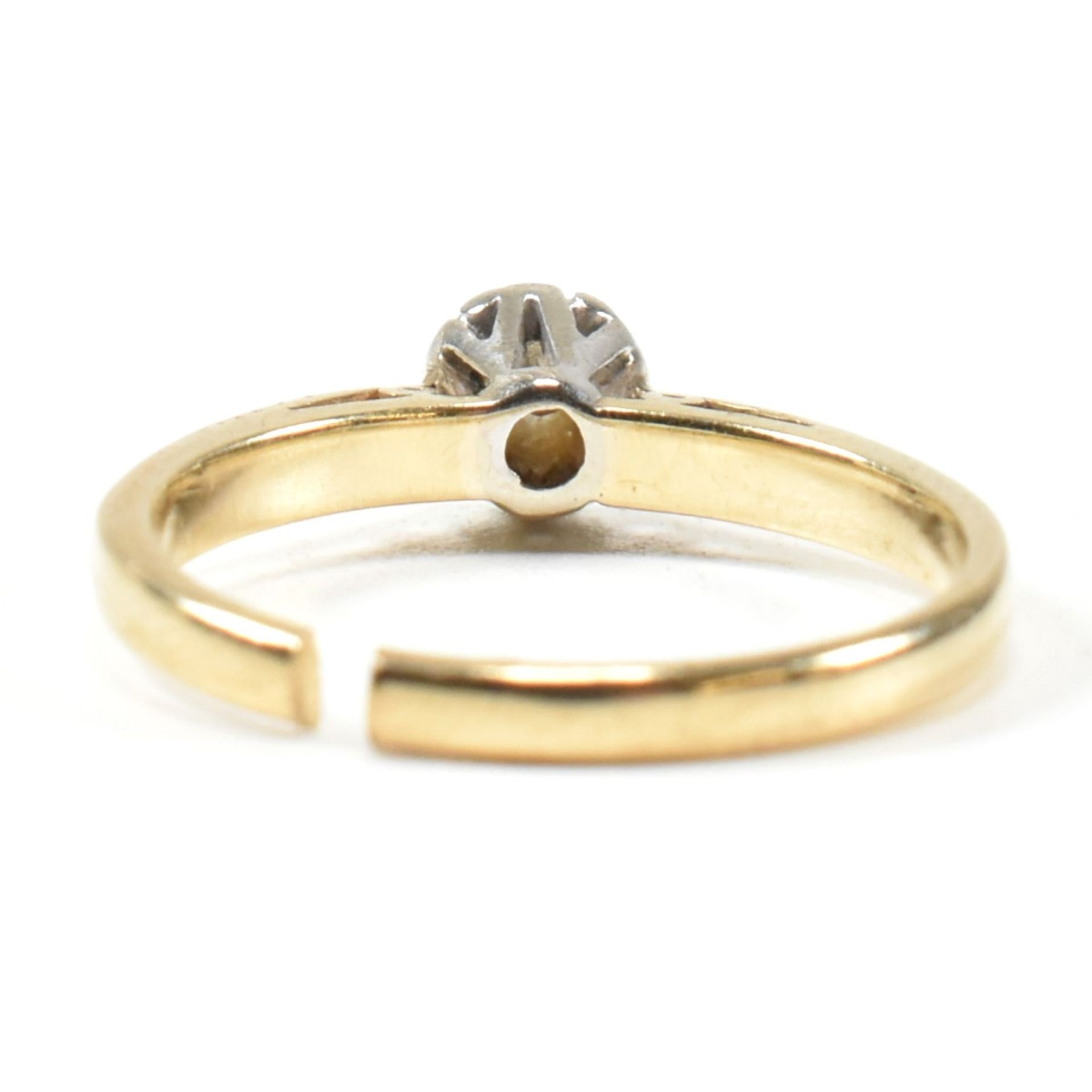 HALLMARKED 9CT GOLD & DIAMOND SOLITAIRE RING - Image 3 of 10