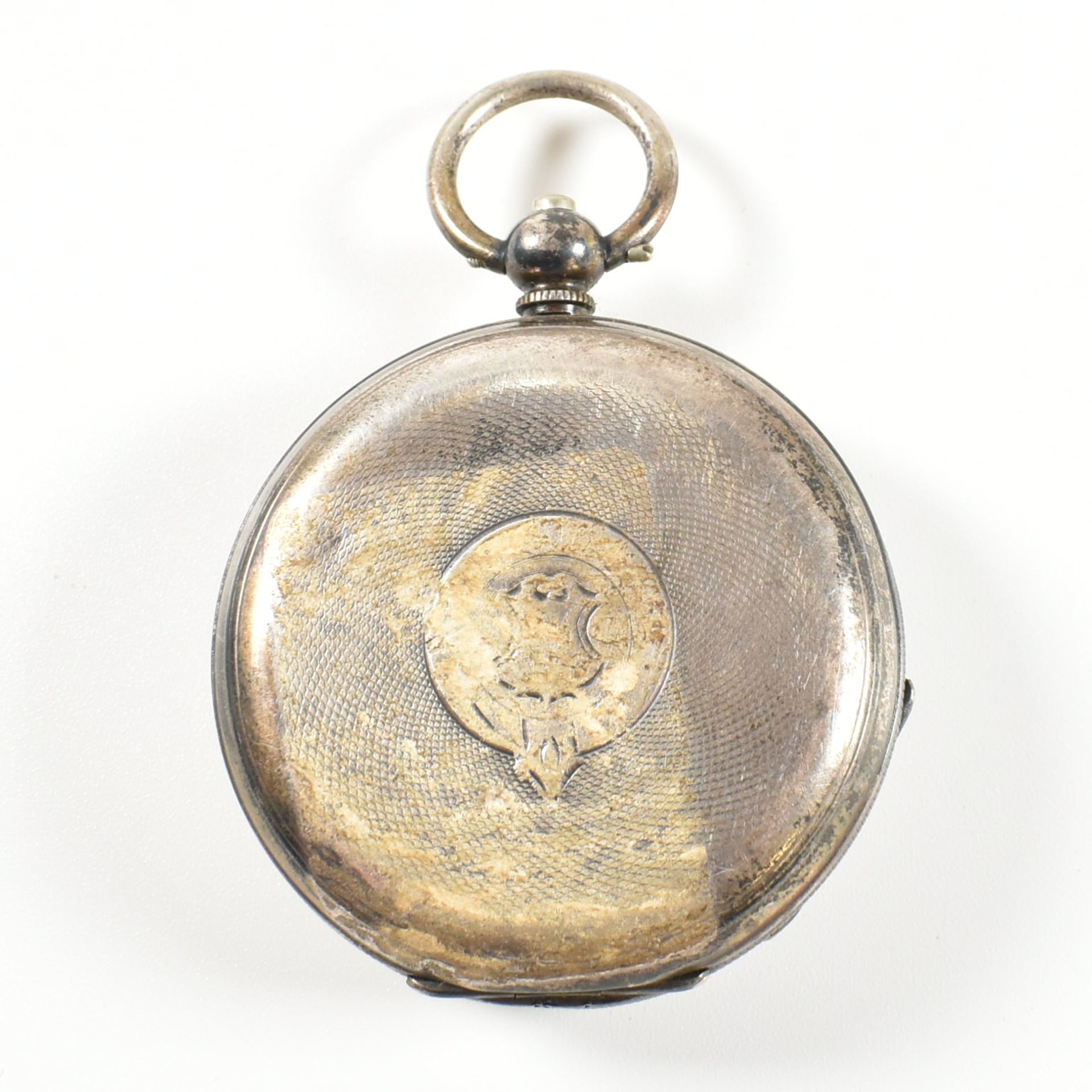 GEORGE V HALLMARKED SILVER FATTORINI POCKET WATCH - Image 2 of 5