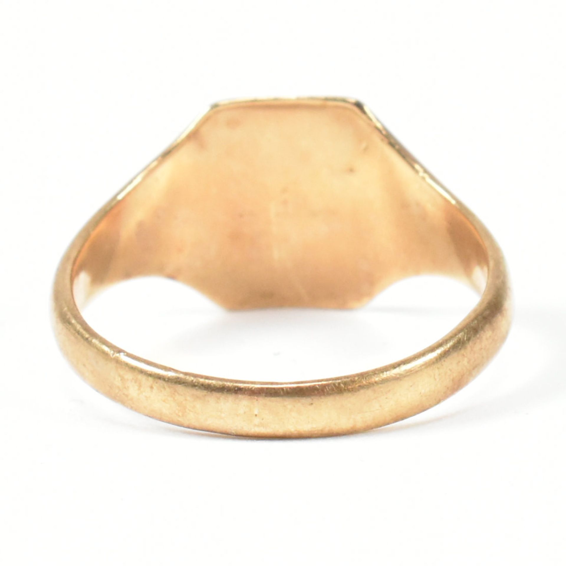 HALLMARKED 9CT GOLD SIGNET RING - Bild 5 aus 8