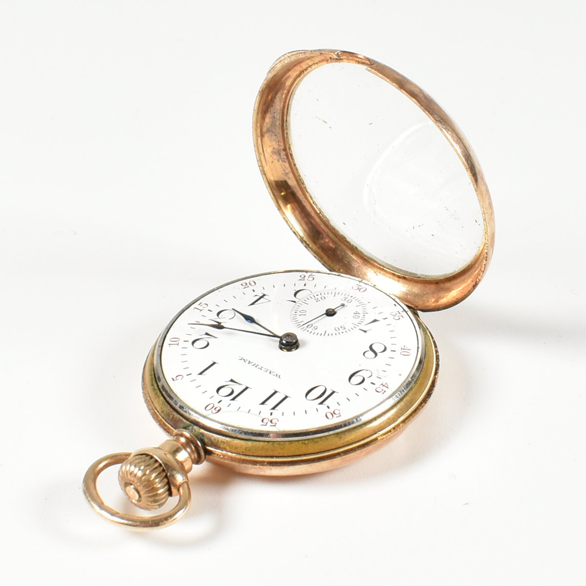 WALTHAM 14K GOLD POCKET FOB WATCH - Image 4 of 4