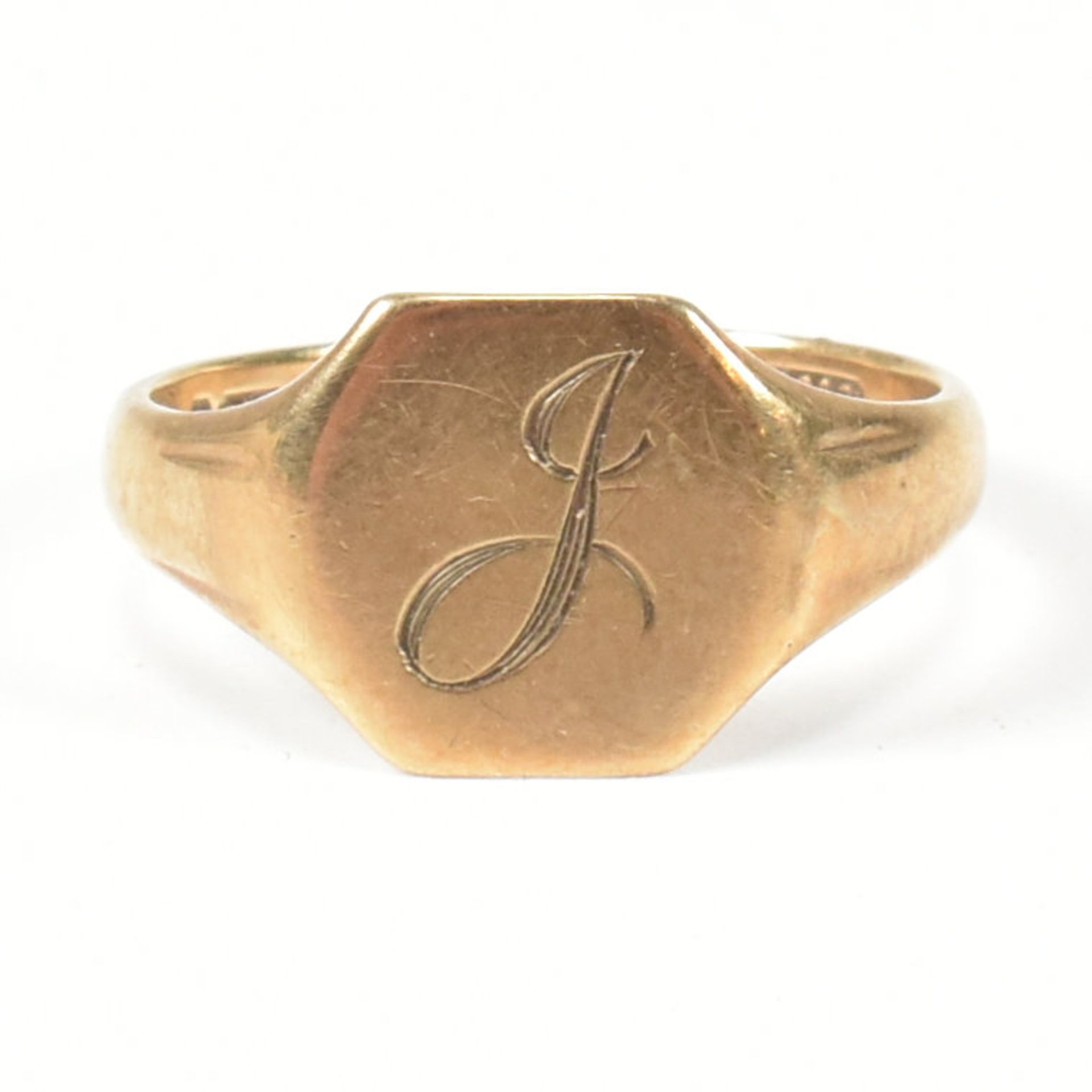 HALLMARKED 9CT GOLD SIGNET RING - Image 2 of 8