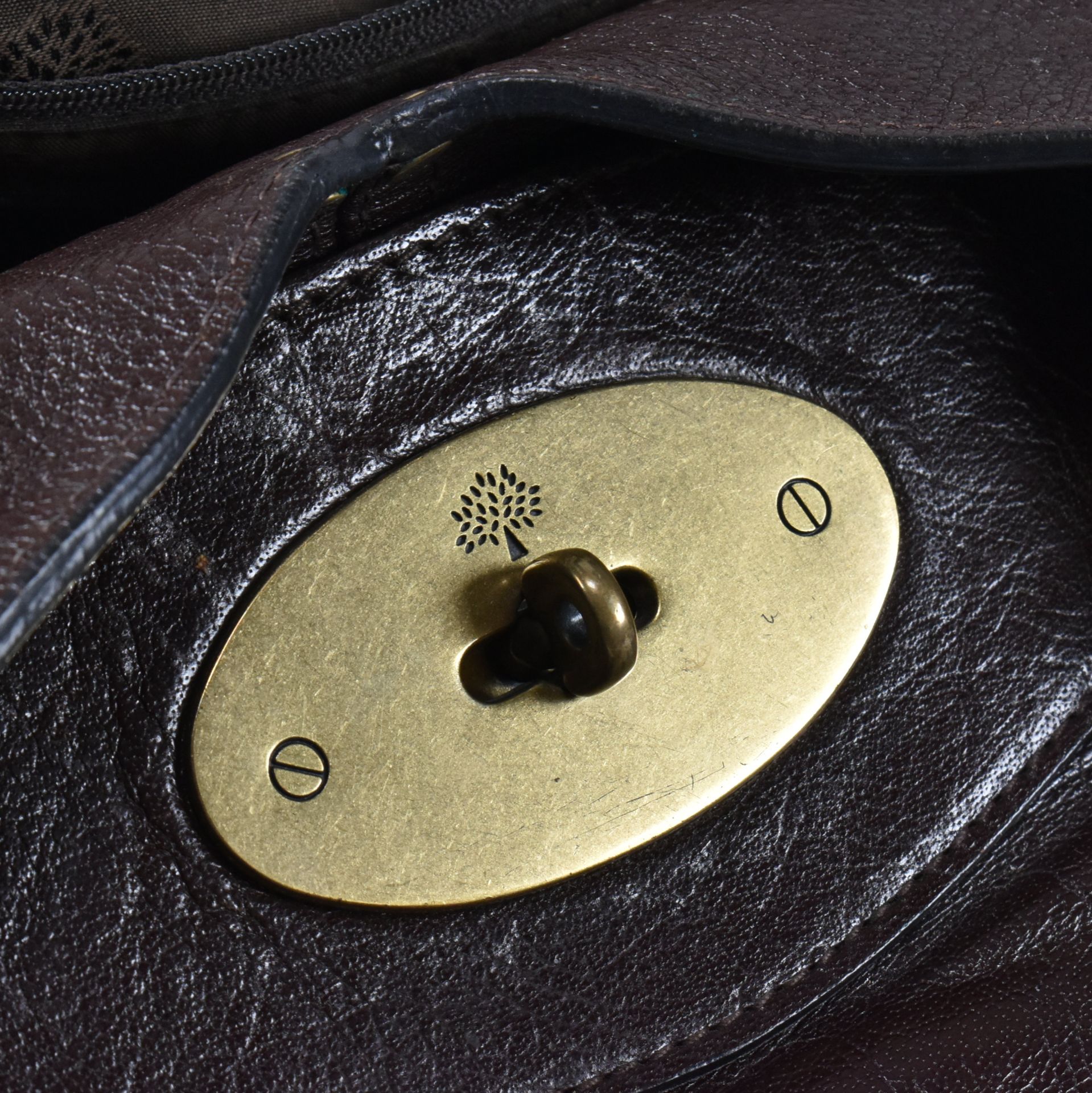 MULBERRY SMITHFIELD BROWN LEATHER HANDBAG - Bild 16 aus 17