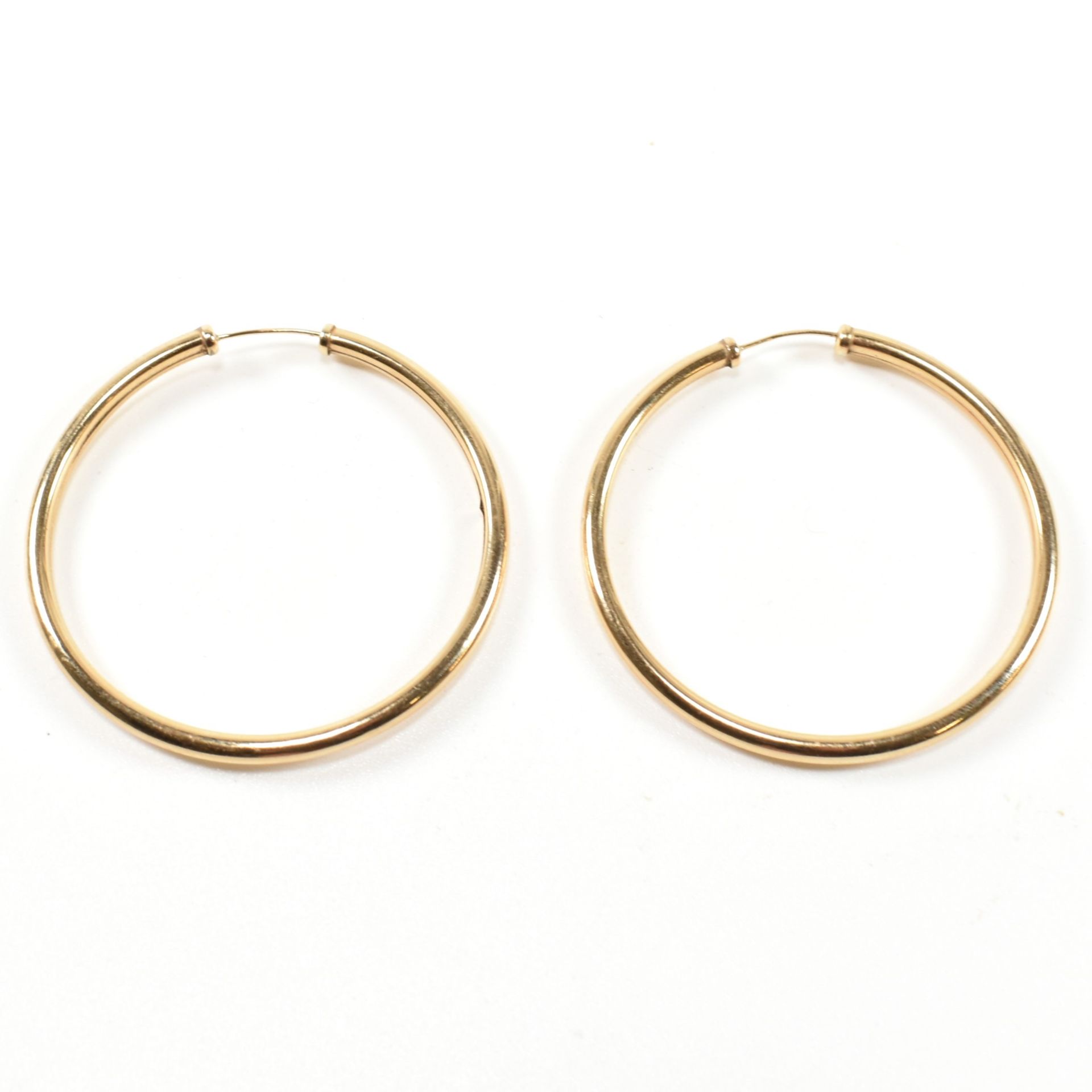 HALLMARKED 9CT GOLD HOOP EARRINGS