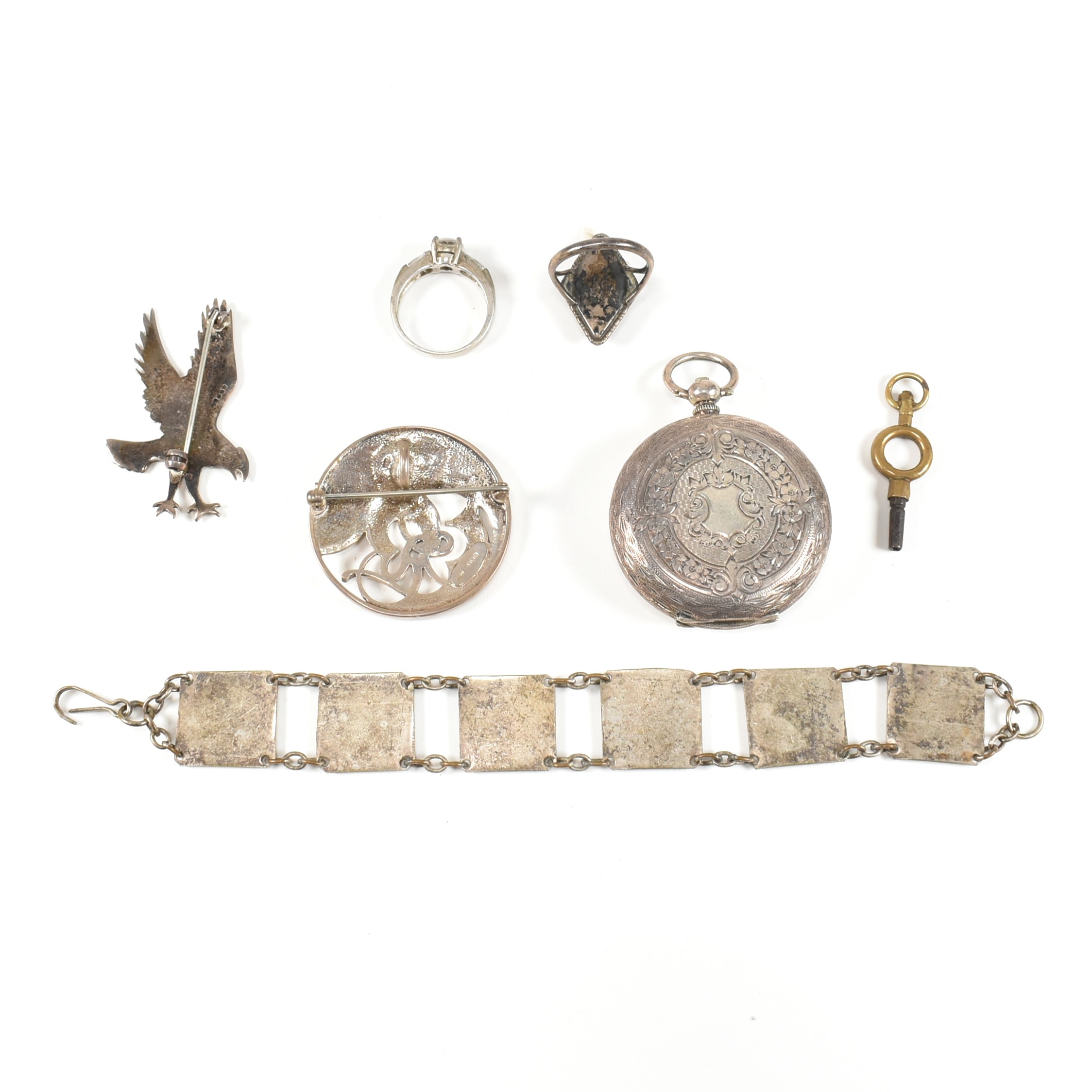 COLLECTION OF 925 SILVER JEWELLERY - Image 2 of 7