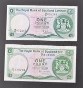 COLLECTION OF SCOTTISH BANK NOTES - UNC EXAMPLES