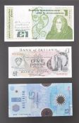 IRISH BANK NOTES - 3X UNCIRCULATED NOTES