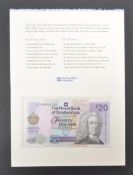 BANK OF SCOTLAND £20 COMMEMORATIVE UNC NOTE
