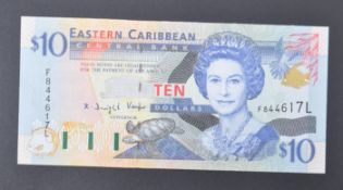 THREE CARIBBEAN CENTRAL BANK UNCIRCULATED SUFFIX NOTES