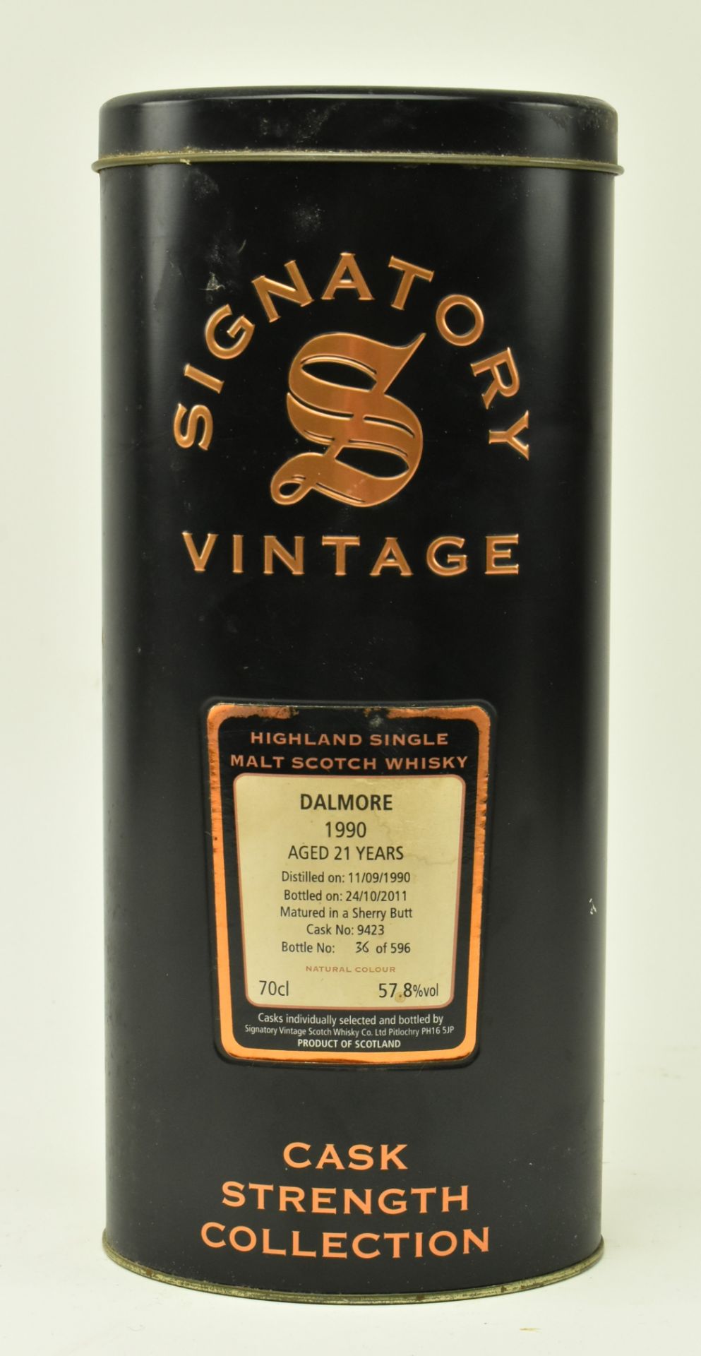 DALMORE 1990 SIGNATORY VINTAGE SINGLE MALT SCOTCH WHISKY - Bild 2 aus 8