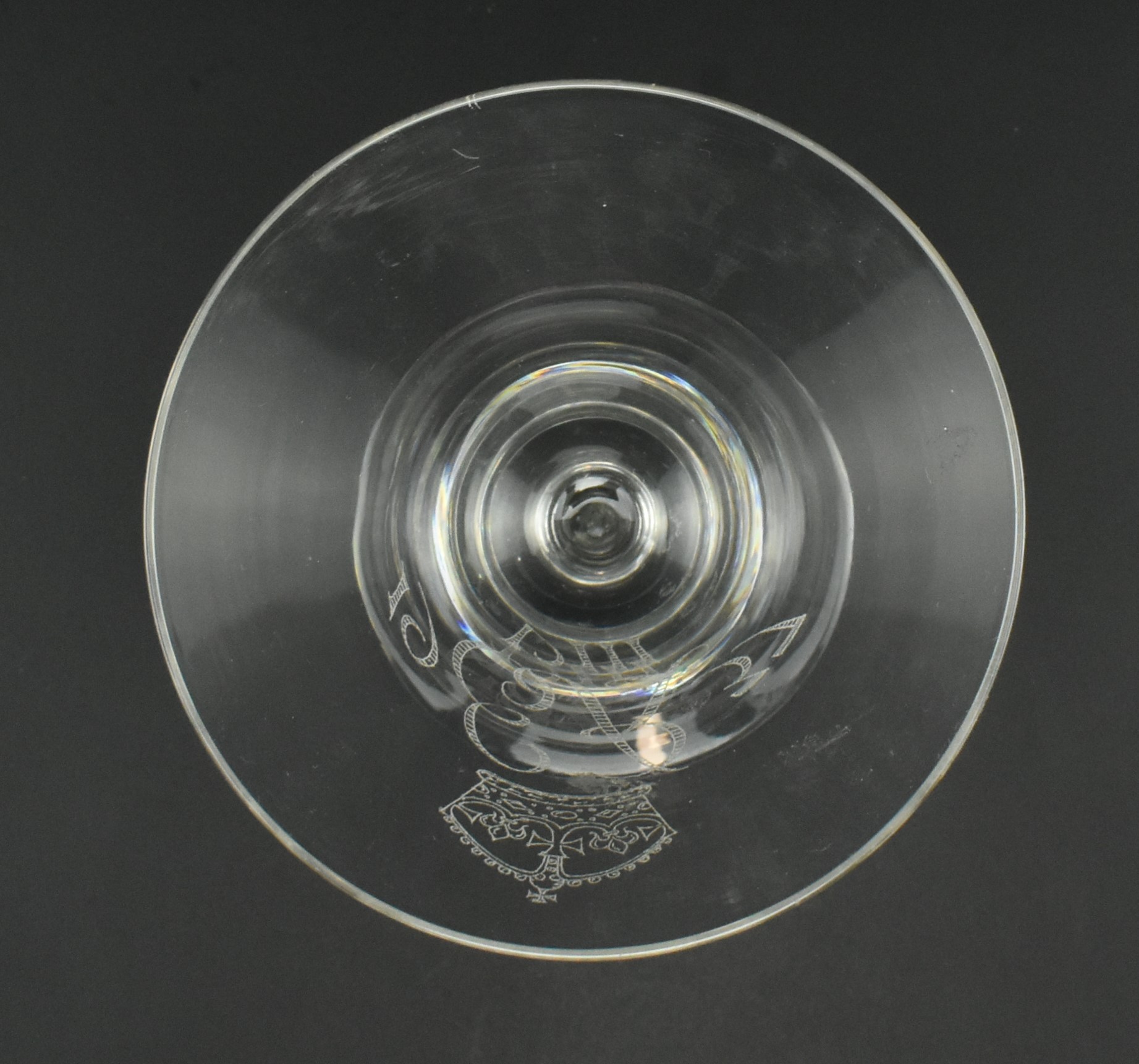 WHITEFRIARS - EARLY 20TH CENTURY HAND ETCHED GOBLET GLASS - Image 2 of 7