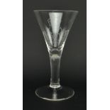 WHITEFRIARS - EARLY 20TH CENTURY HAND ETCHED GOBLET GLASS