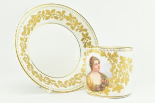 FRENCH - SEVRES LOUIS PHILIPPE - M. DE PARABIRE CUP & SAUCER