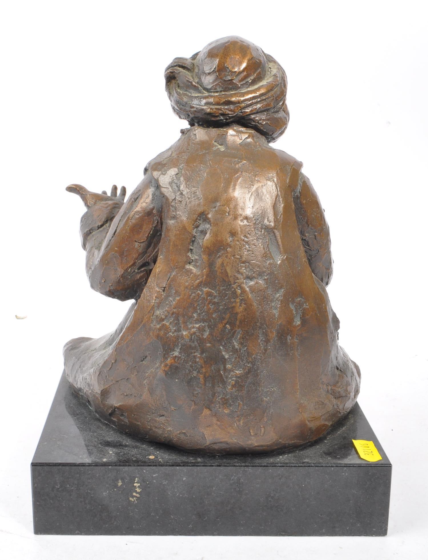 EARLY 20TH CENTURY BRONZE FIGURE - Image 3 of 5