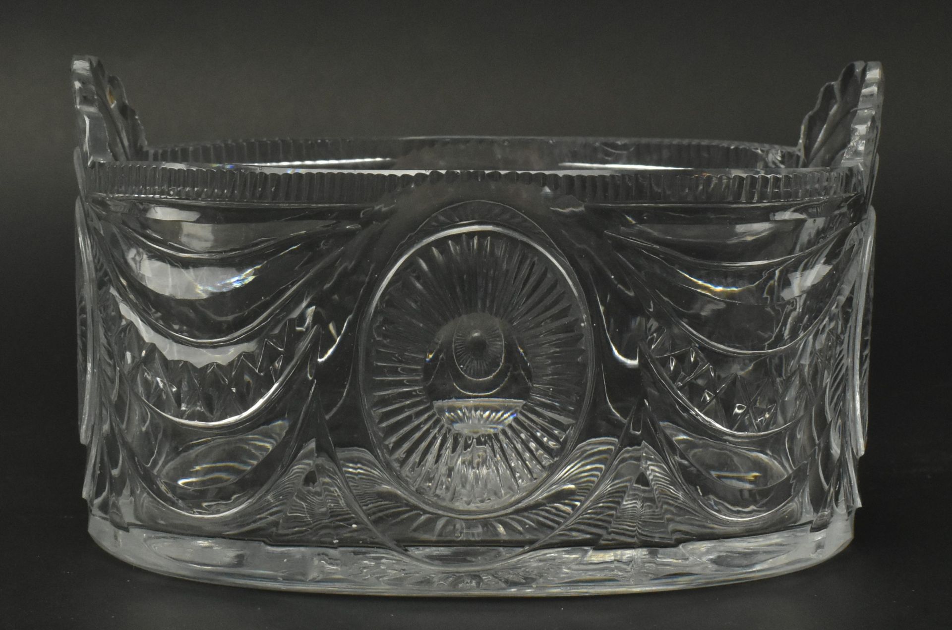 EARLY 19TH CENTURY CUT GLASS BONBON DISH - Image 2 of 6