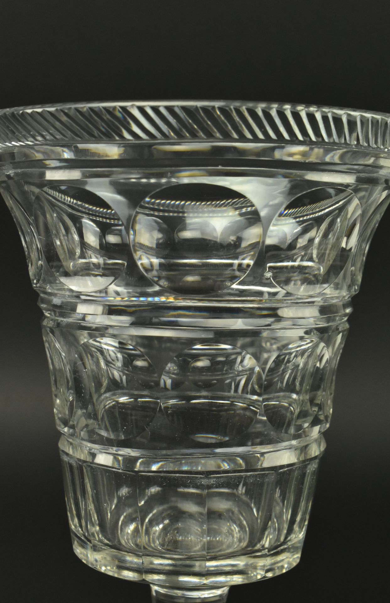 GEORGE IV CIRCA 1830S CELERY GLASS WITH PRINTIES VASE - Bild 4 aus 7