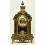 FRENCH 19TH CENTURY BOULLE WORK & ORMOLU 8-DAY MANTLE CLOCK