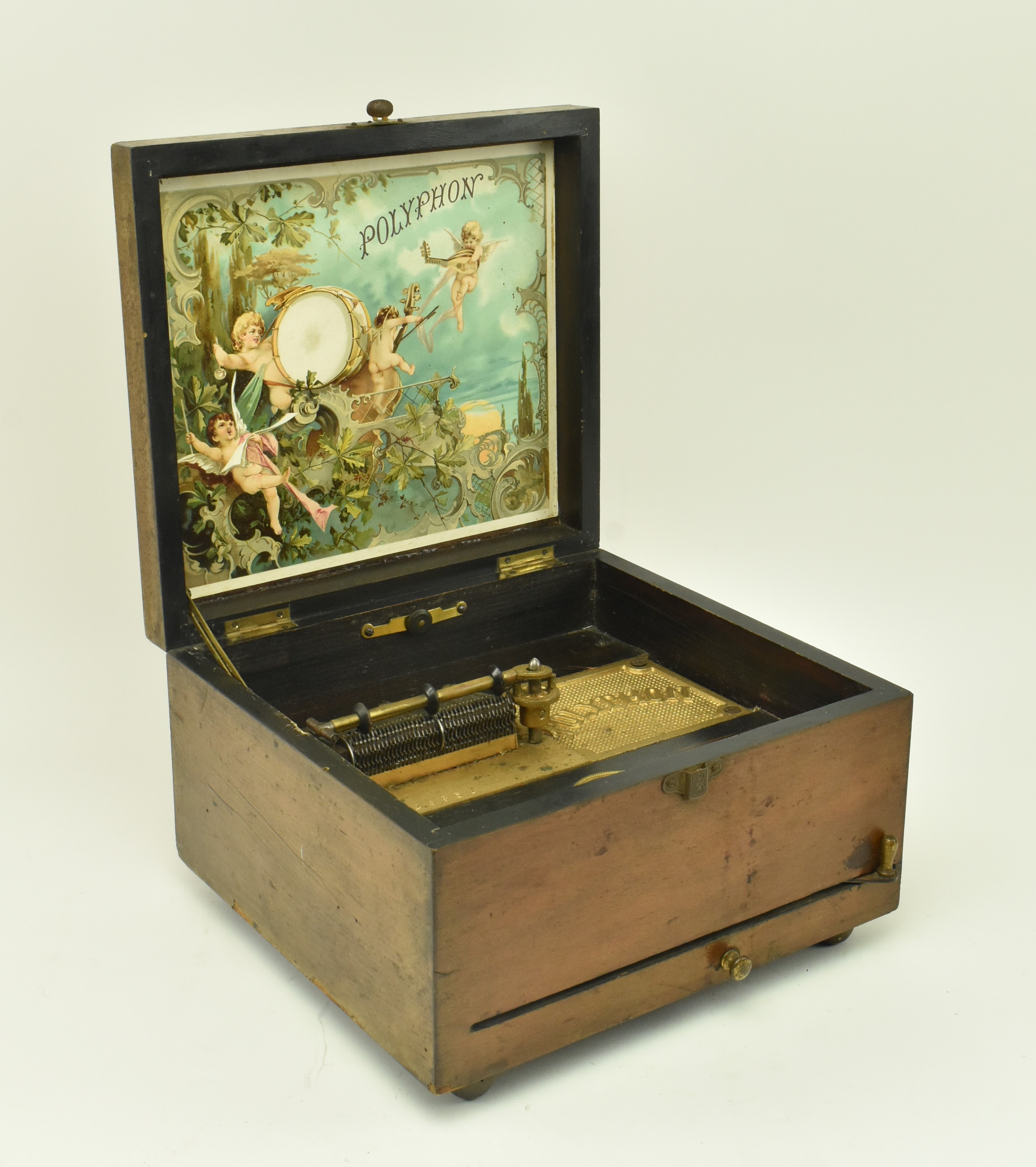 FRENCH 19TH CENTURY POLYPHON DISC MUSIC BOX