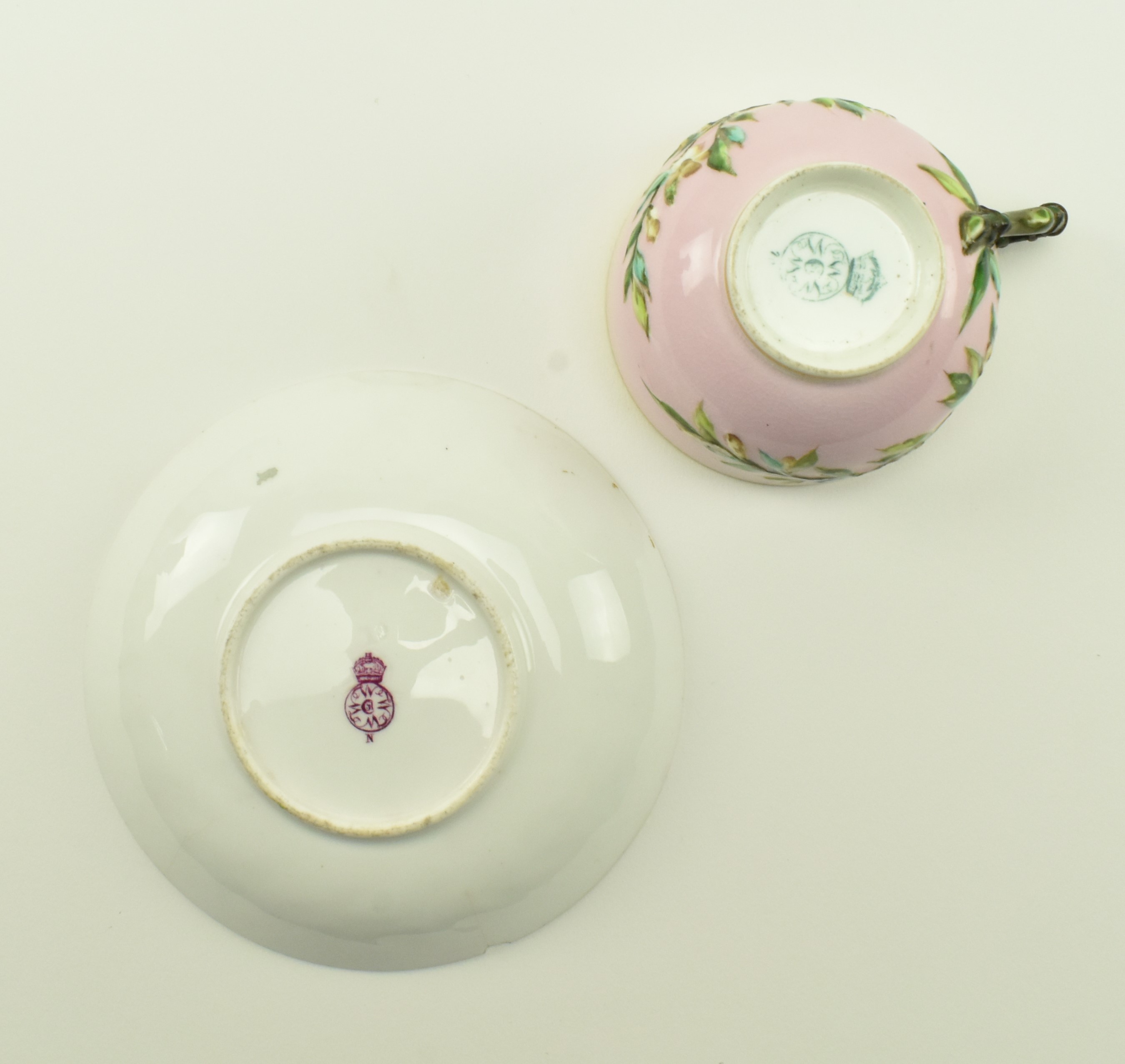 ROYAL WORCESTER - CIRCA 1878 FINE BONE CHINA AESTHETIC TEA SET - Image 10 of 12