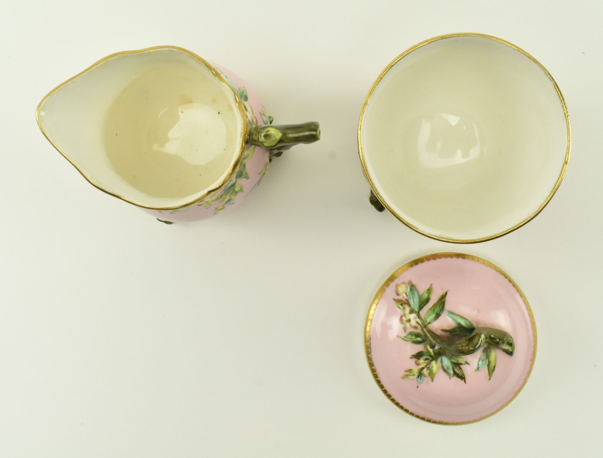 ROYAL WORCESTER - CIRCA 1878 FINE BONE CHINA AESTHETIC TEA SET - Image 3 of 12