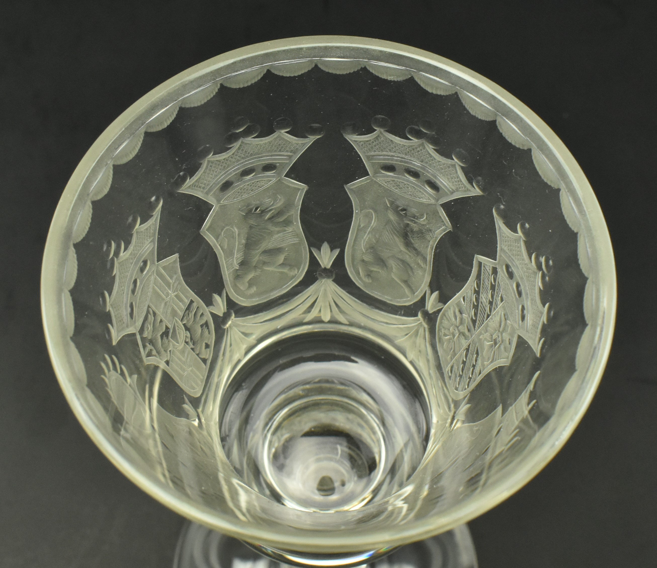 DUTCH LATE 18TH CENTURY ENGRAVED SEVEN PROVINCES GOBLET - Image 2 of 6