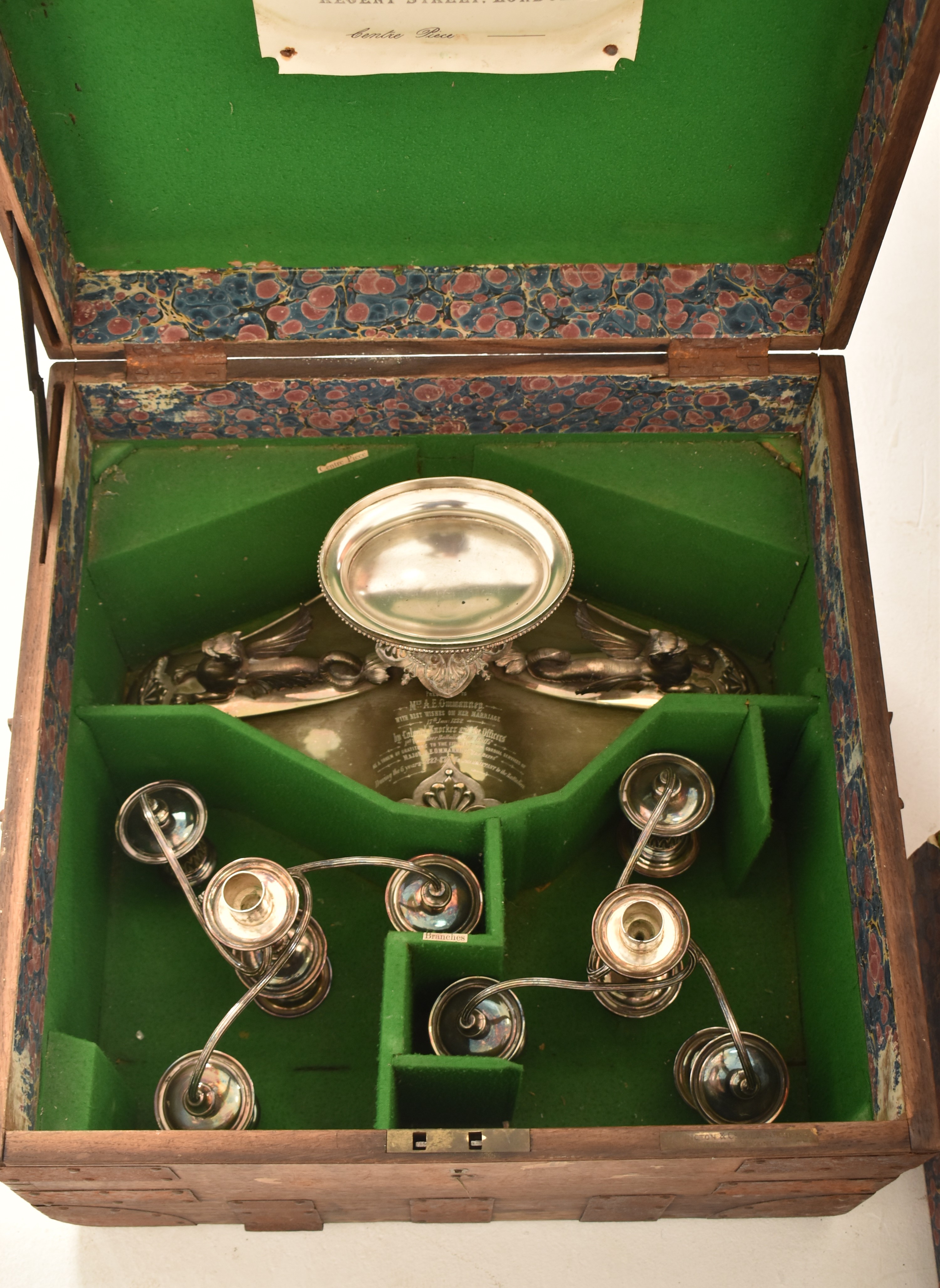 1888 CAMPAIGN CHEST OF ELKINGTON PRESENTATION SILVER PLATE - Image 10 of 13