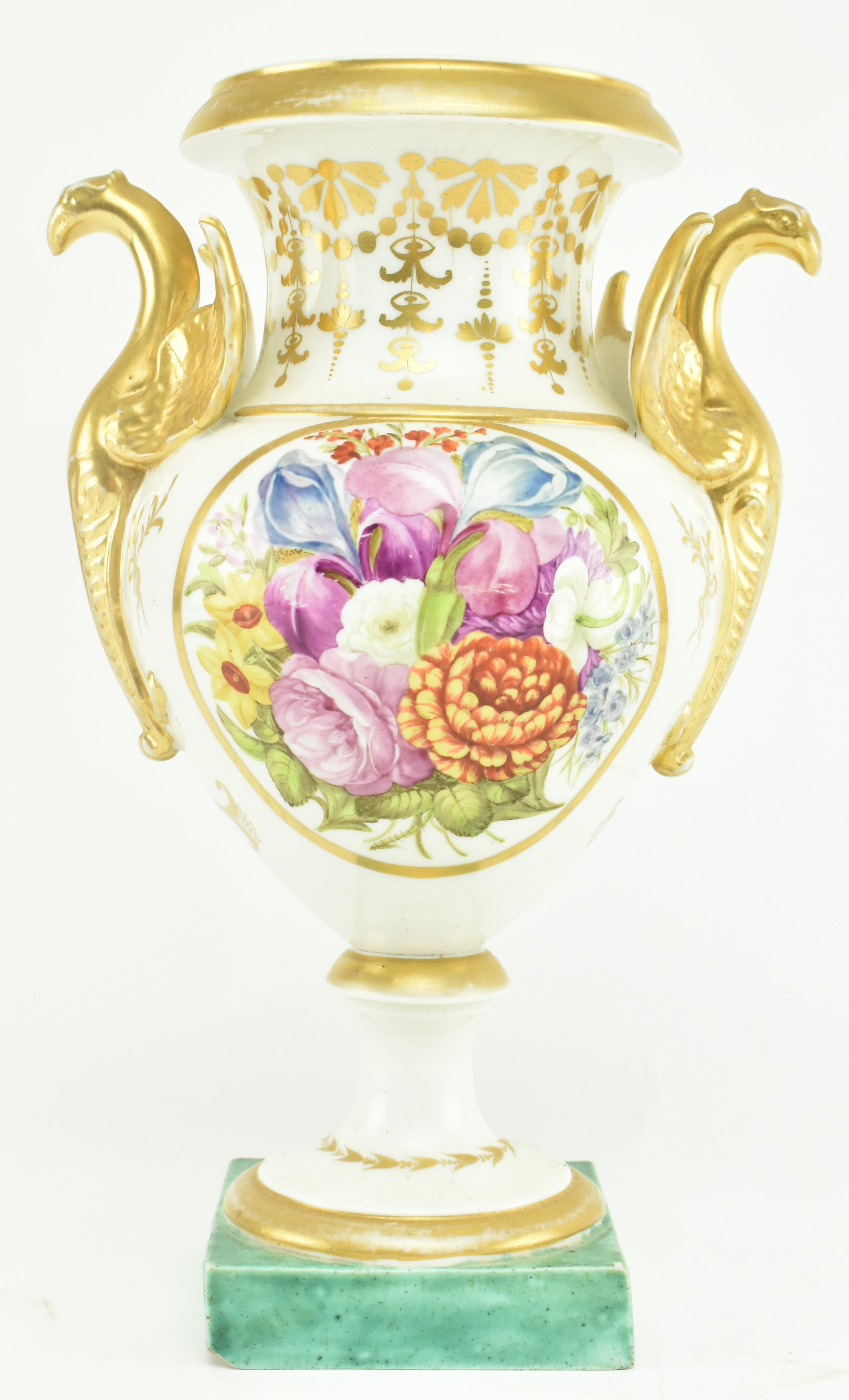 EARLY 19TH CENTURY CHAMBERLAIN'S WORCESTER URN VASE - Image 7 of 7
