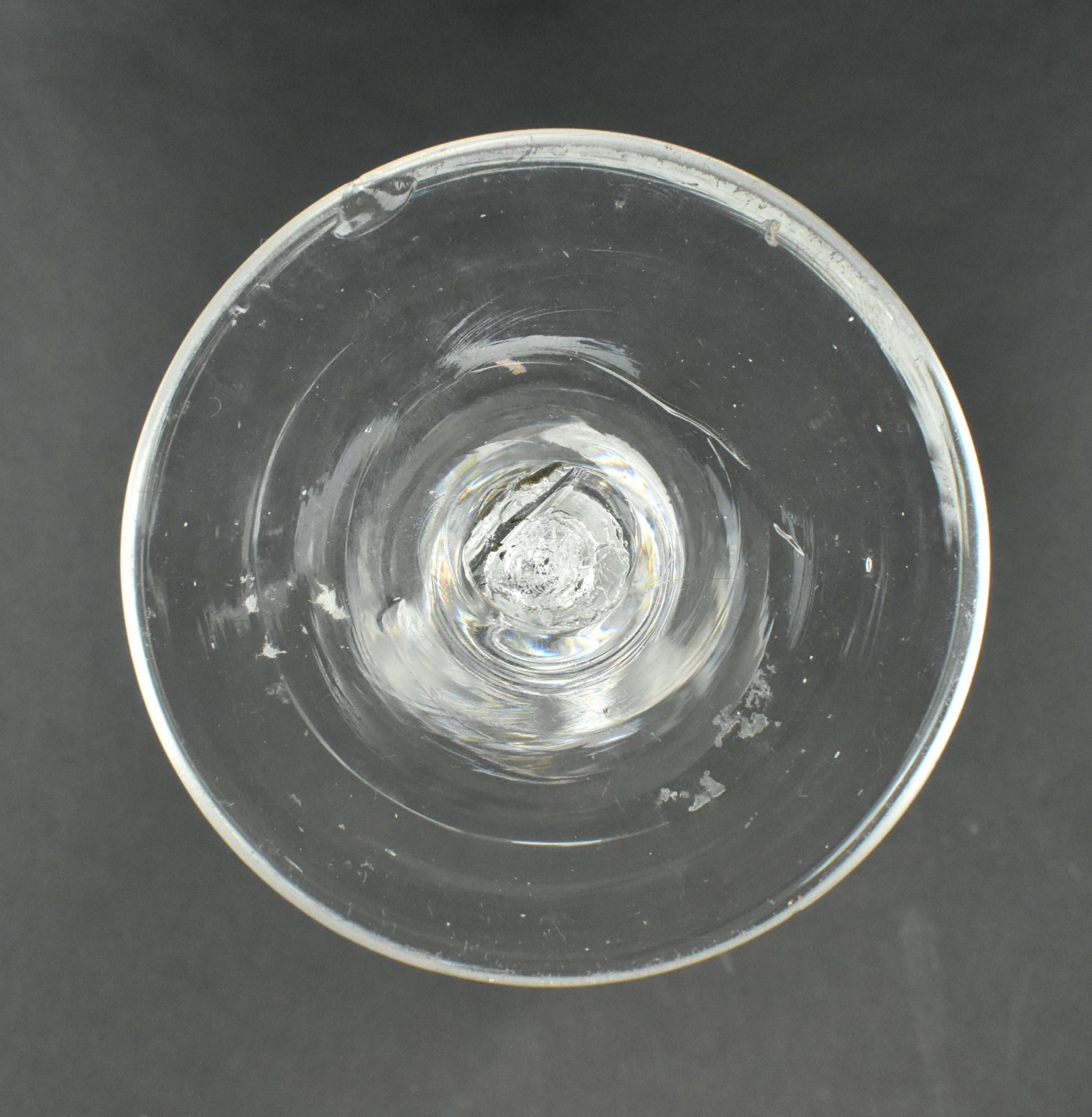 CIRCA 1760 GEORGE III MERCURY TWIST WINE GLASS - Image 6 of 6