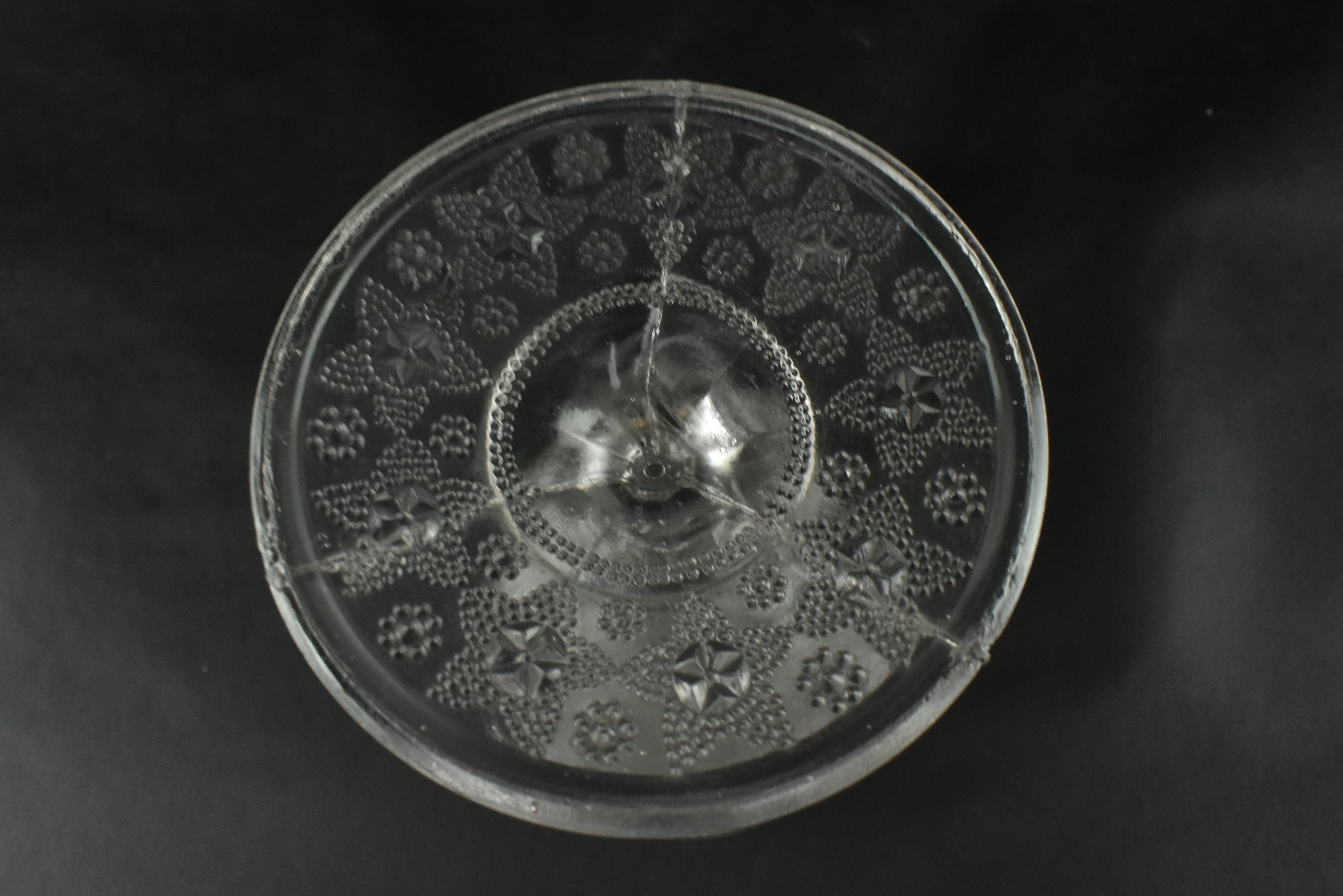 SEVEN 19TH CENTURY HAND MADE GLASSWARE ITEMS - Image 12 of 15
