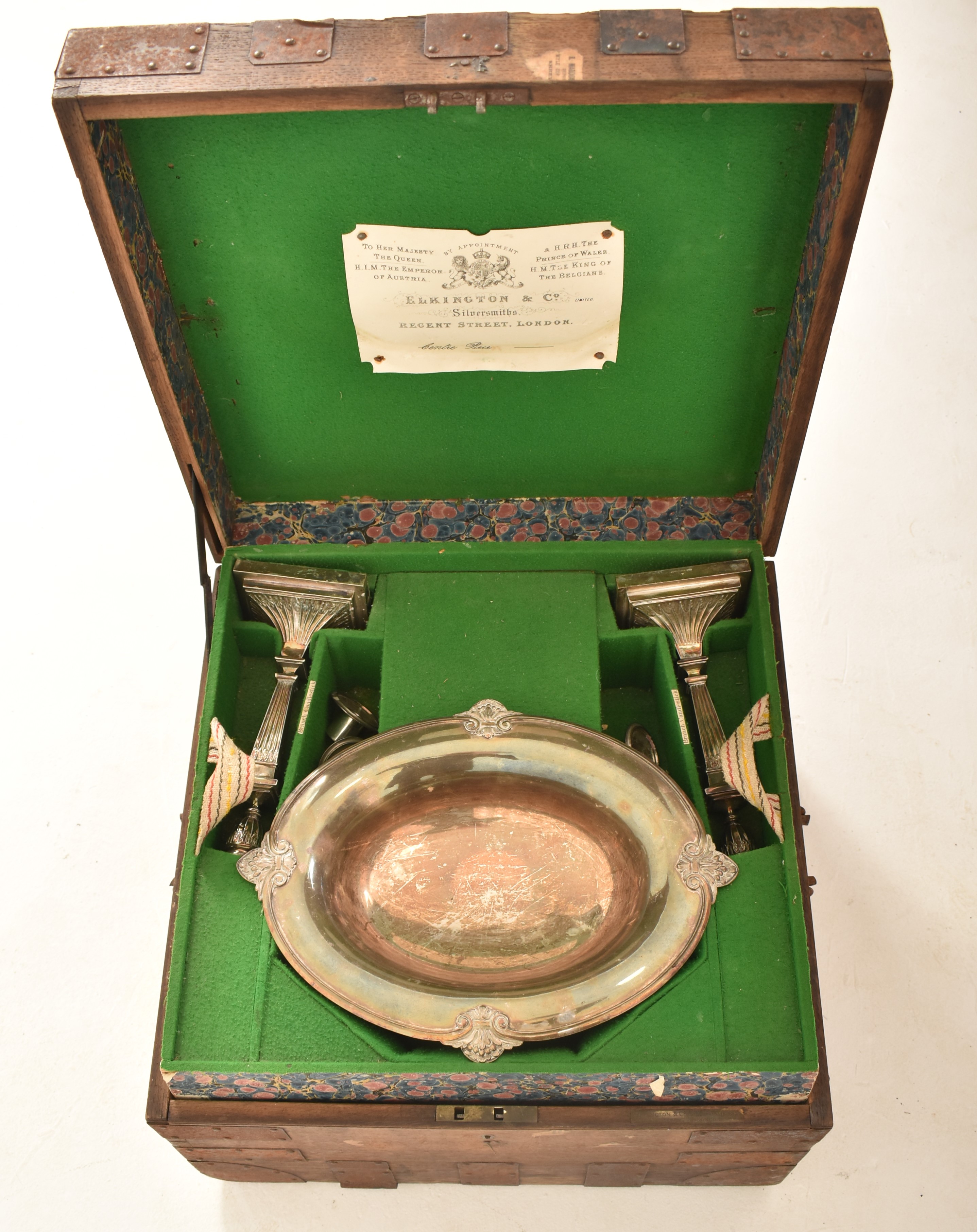 1888 CAMPAIGN CHEST OF ELKINGTON PRESENTATION SILVER PLATE - Image 11 of 13