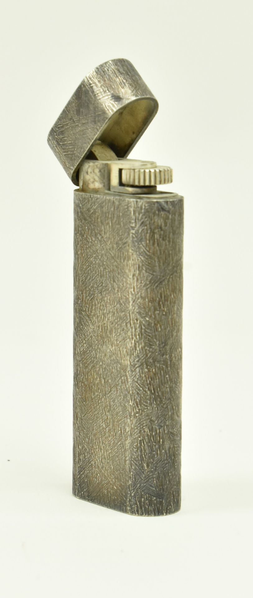20TH CENTURY CARTIER BRUSHED SILVER PLATED LIGHTER - Image 2 of 5