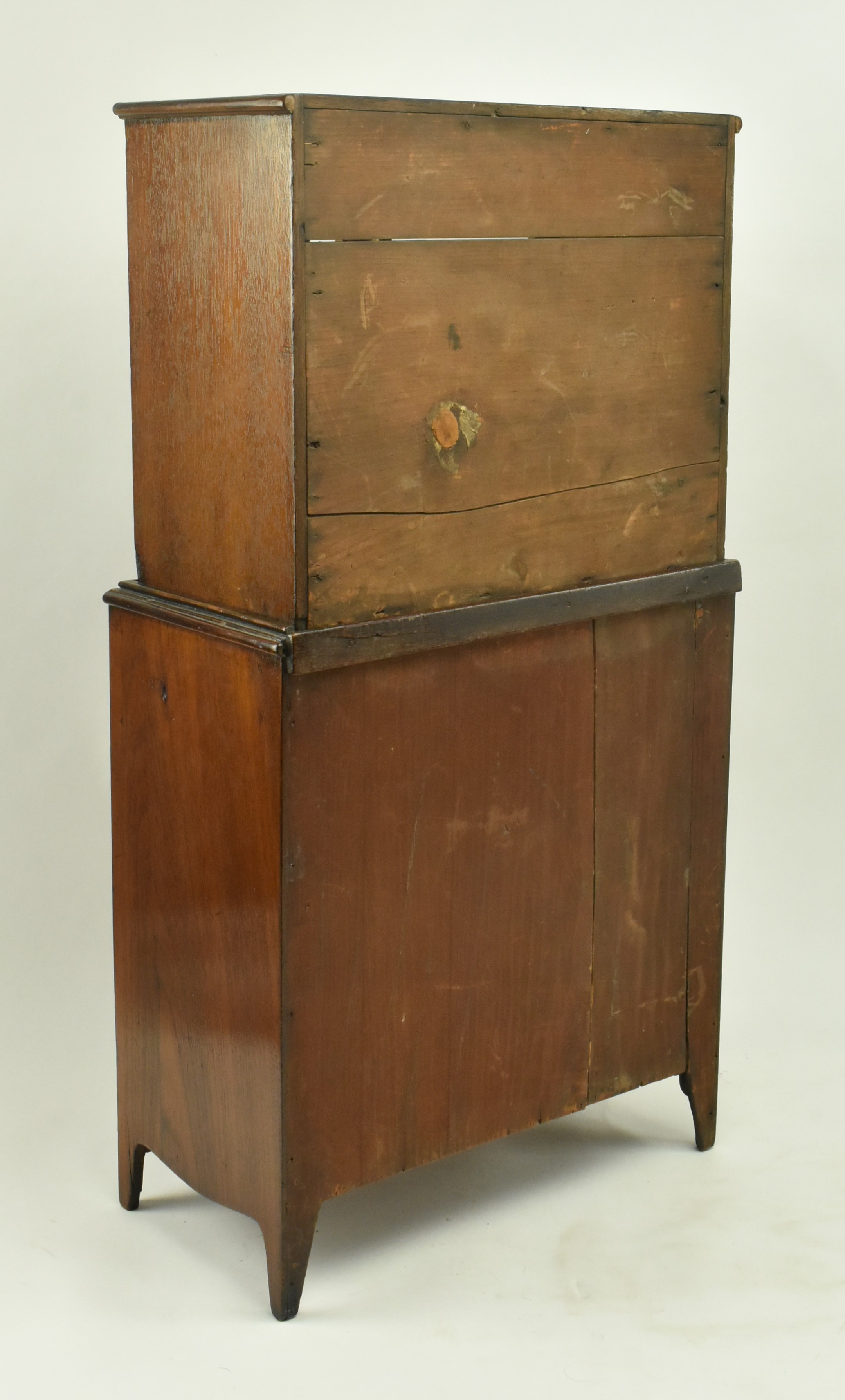 19TH CENTURY MAHOGANY APPRENTICE CABINET ON CHEST - Image 5 of 6