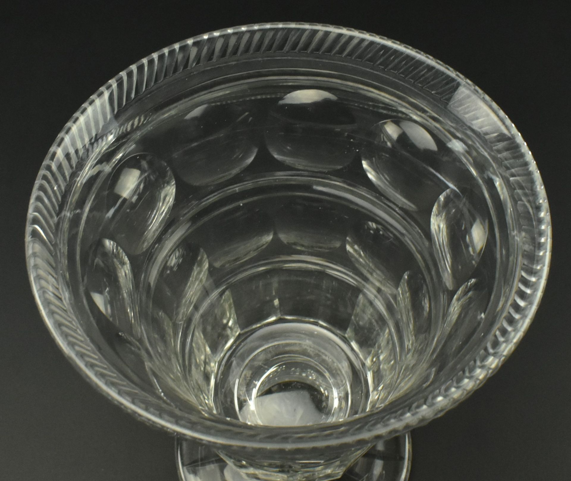 GEORGE IV CIRCA 1830S CELERY GLASS WITH PRINTIES VASE - Bild 2 aus 7