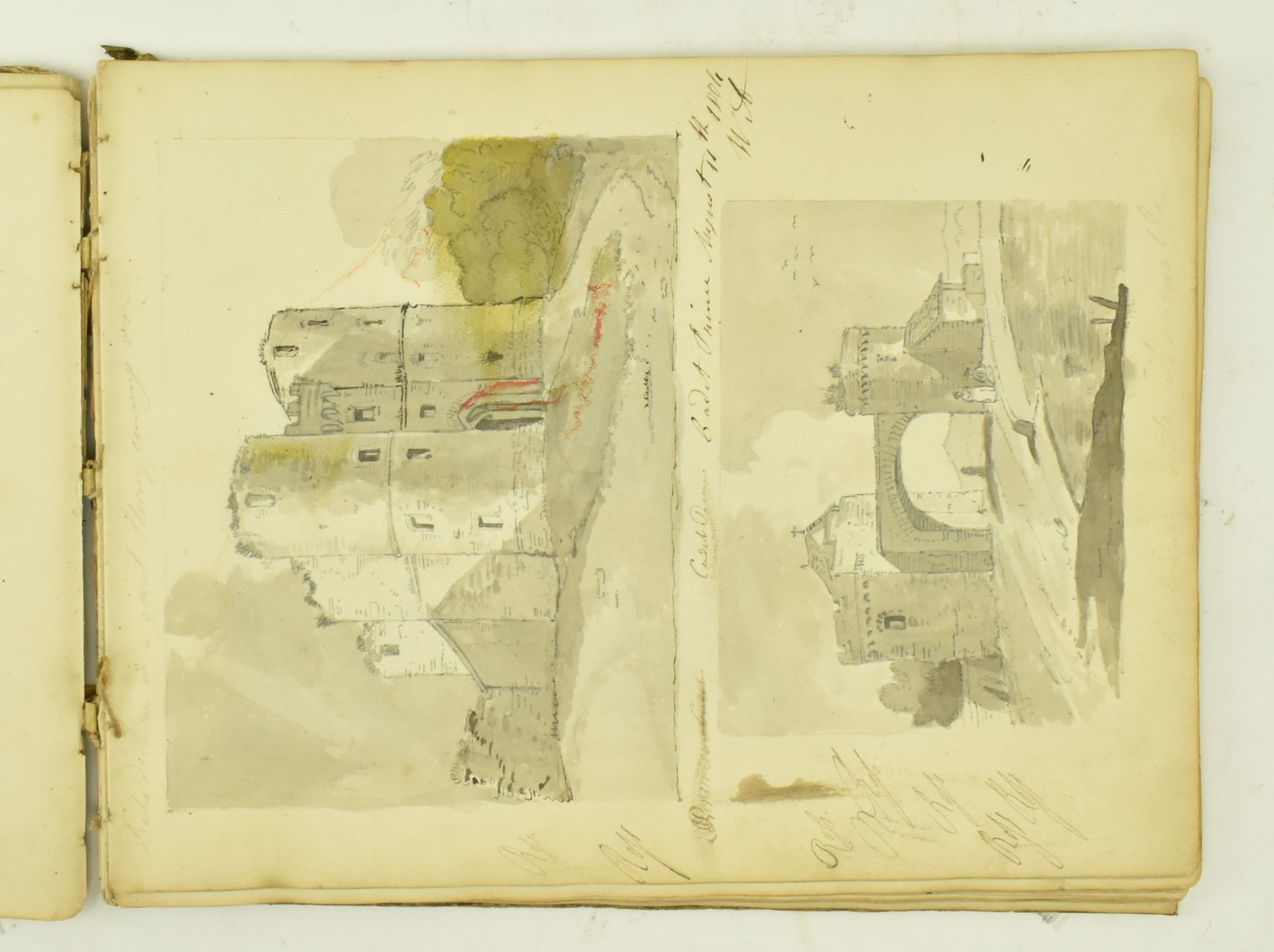 EARLY 19TH CENTURY ARTIST'S WATERCOLOUR SKETCHBOOK - Bild 3 aus 9