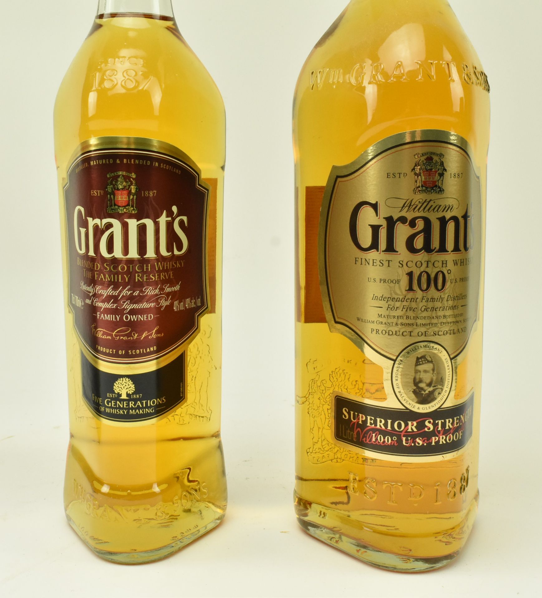GRANT'S WHISKY - TWO BOTTLES OF SCOTCH WHISKY - Image 5 of 7