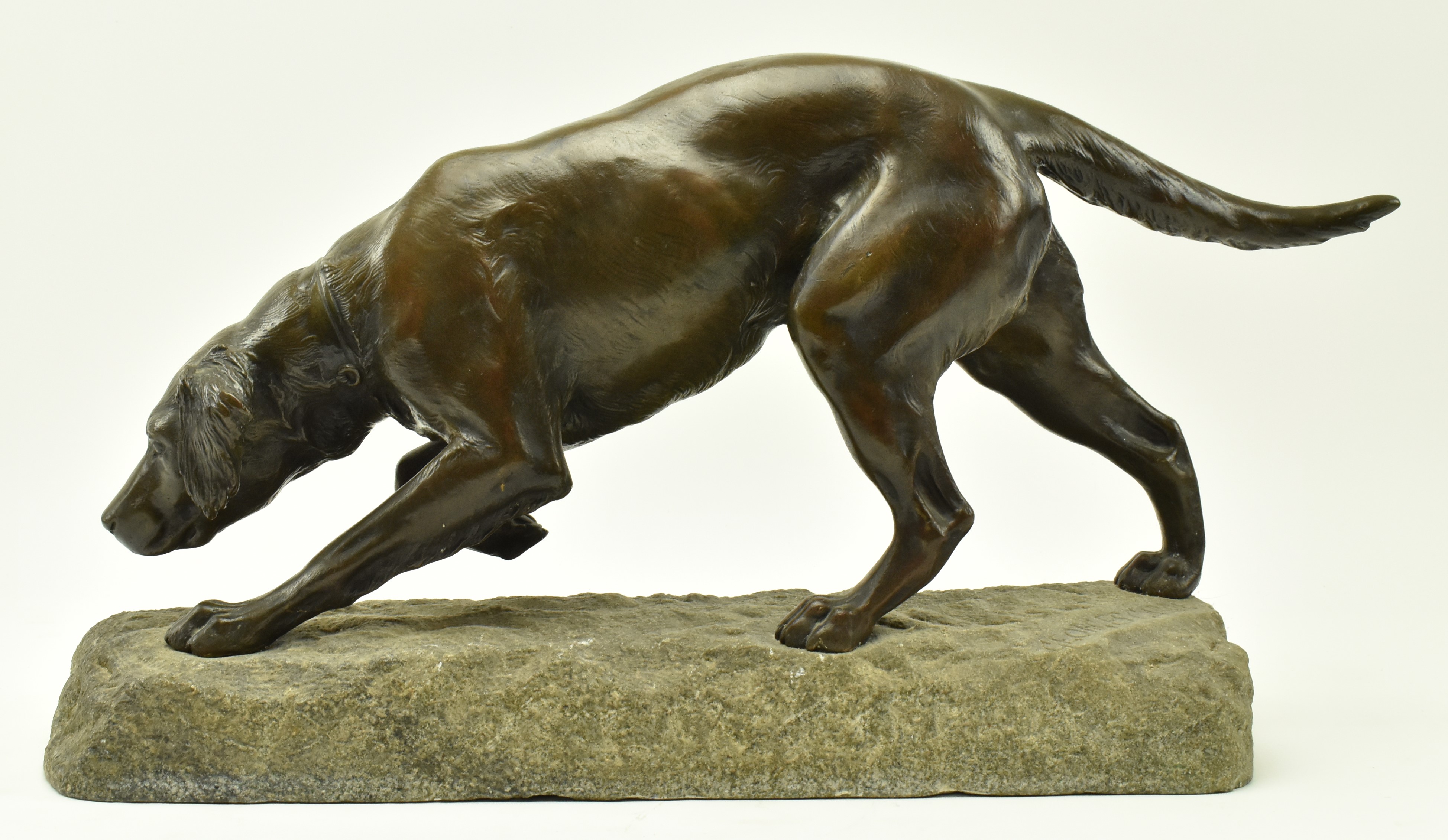 AFTER GEORGE GARDET (1863-1939) - BRONZE WORKED SCULPTURE - Image 3 of 6