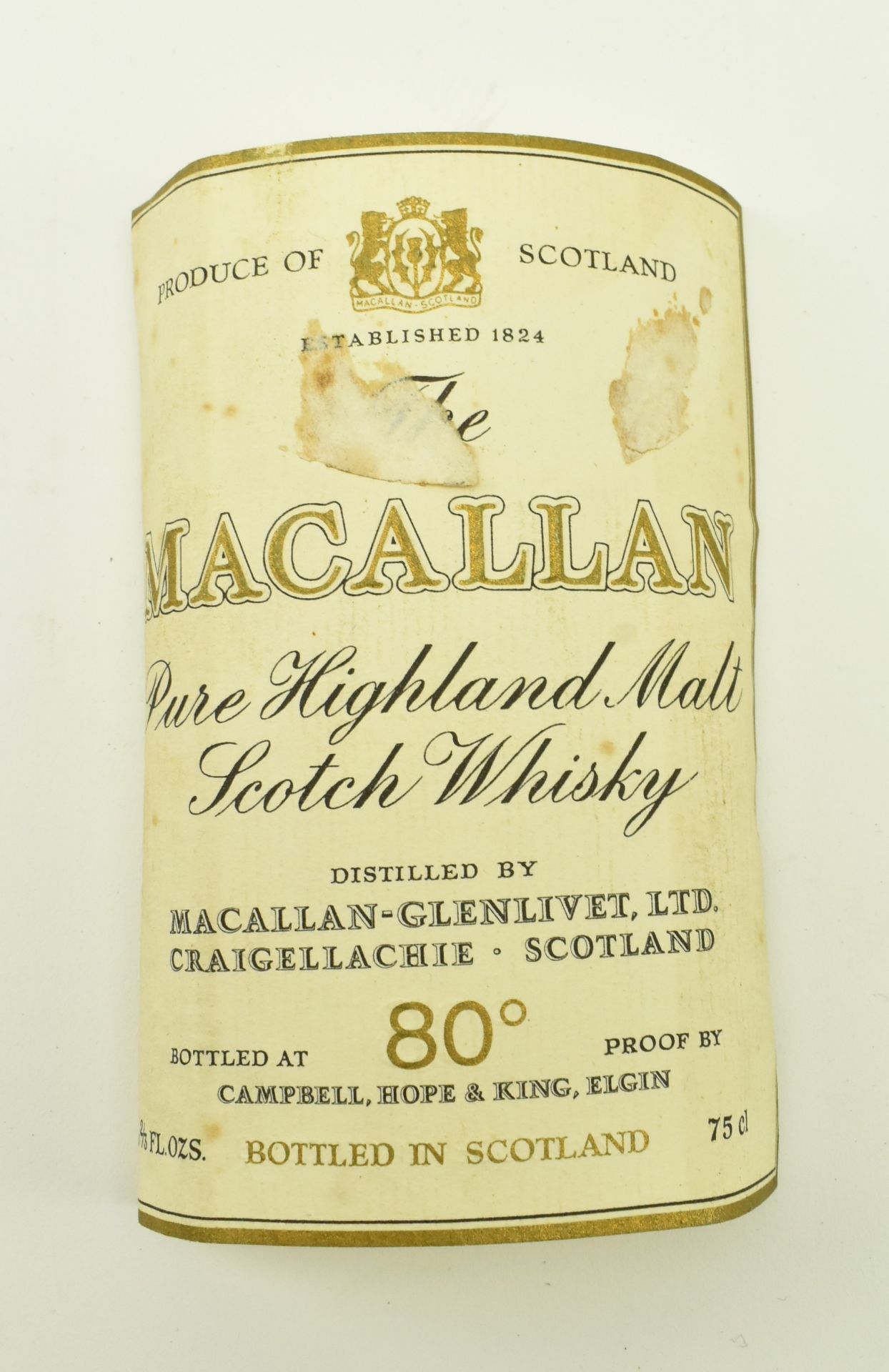 1959 BOTTLE OF MACALLAN VINTAGE PURE HIGHLAND SCOTCH WHISKY - Bild 2 aus 7