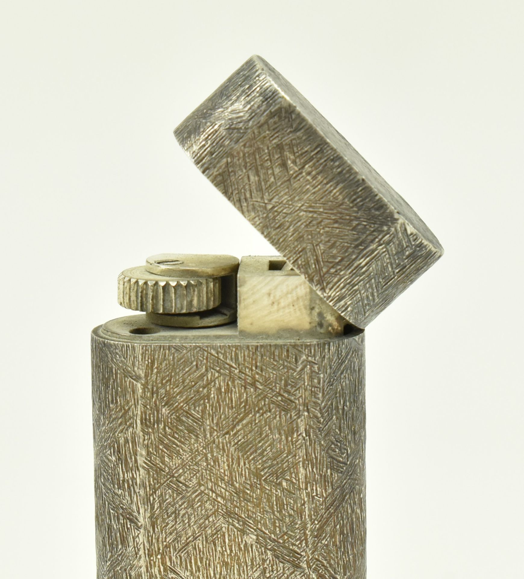 20TH CENTURY CARTIER BRUSHED SILVER PLATED LIGHTER - Image 4 of 5