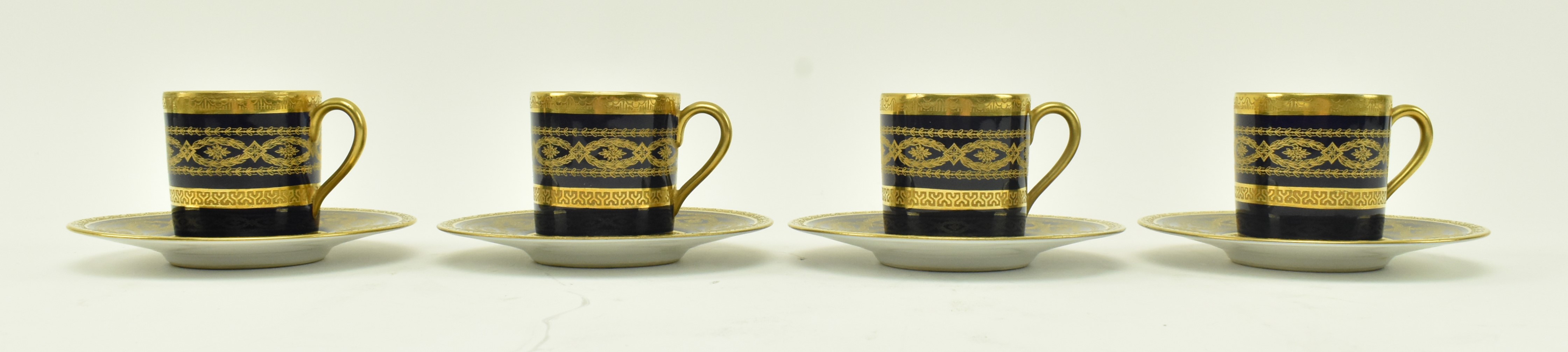 HUTSCHENEREUTHER - EARLY 20TH CENTURY CHINA CUPS & SAUCERS - Image 3 of 6